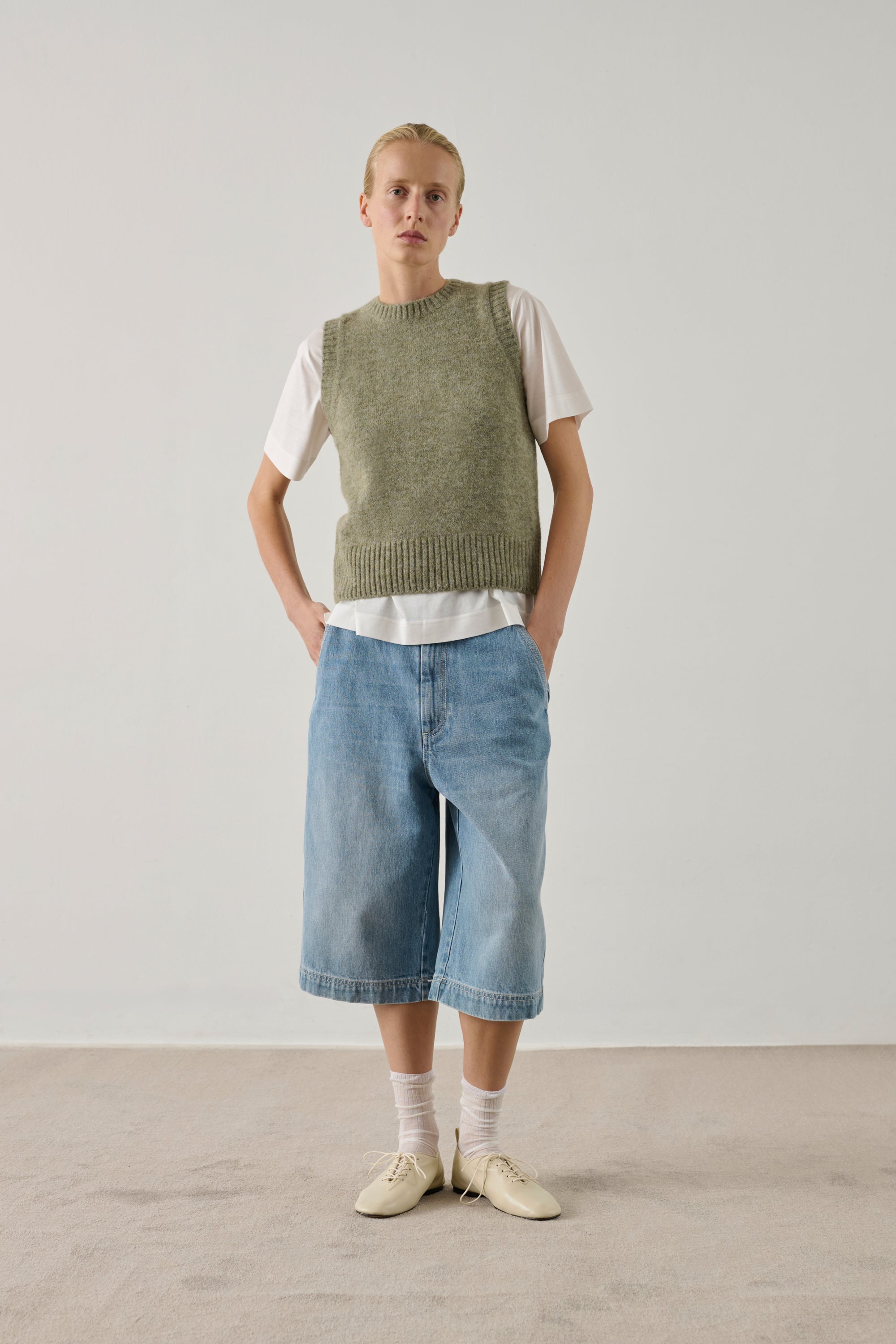 Soeur Namaste Vest Vert D'eau