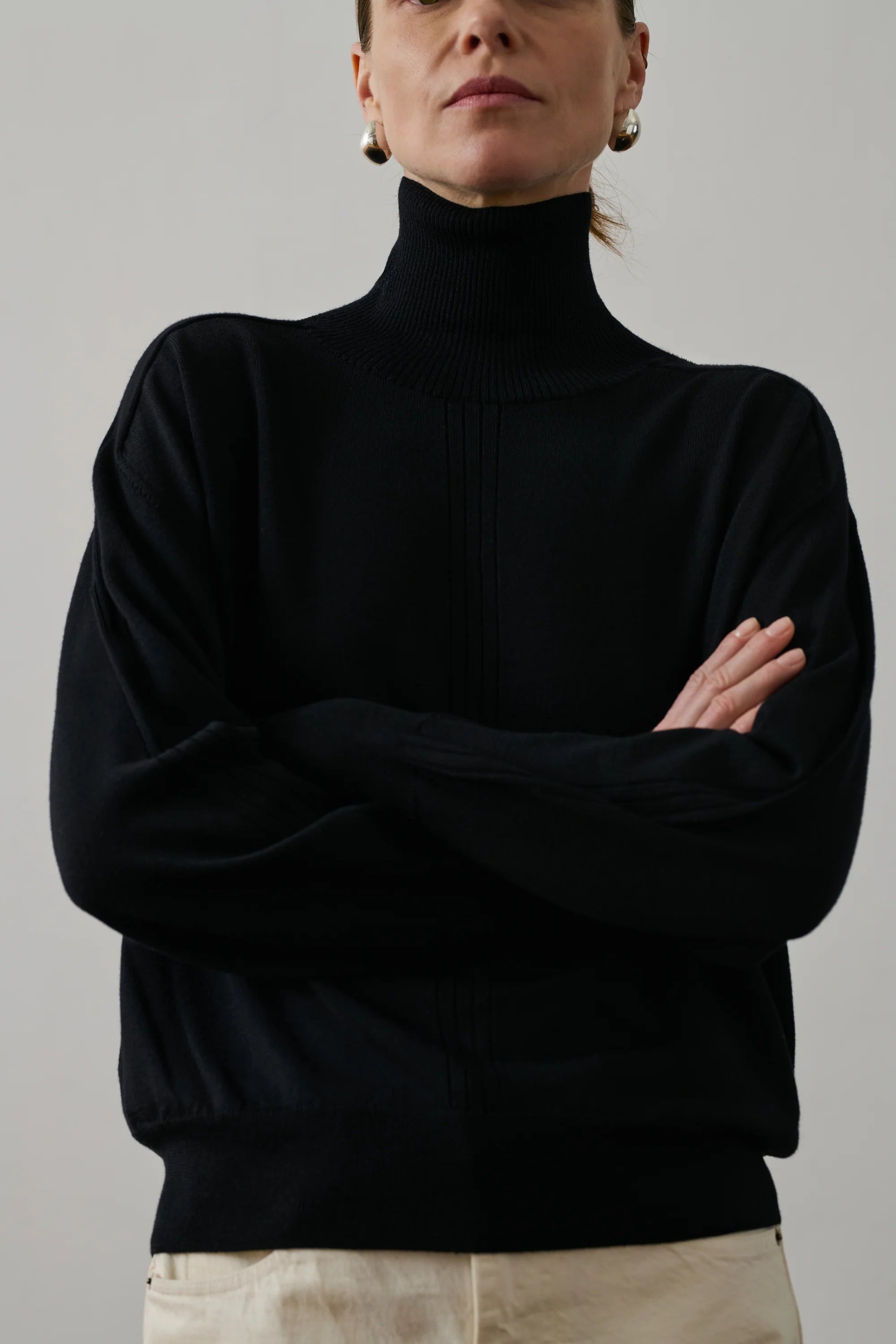 Soeur Nord Rullekrave Sweater Sort