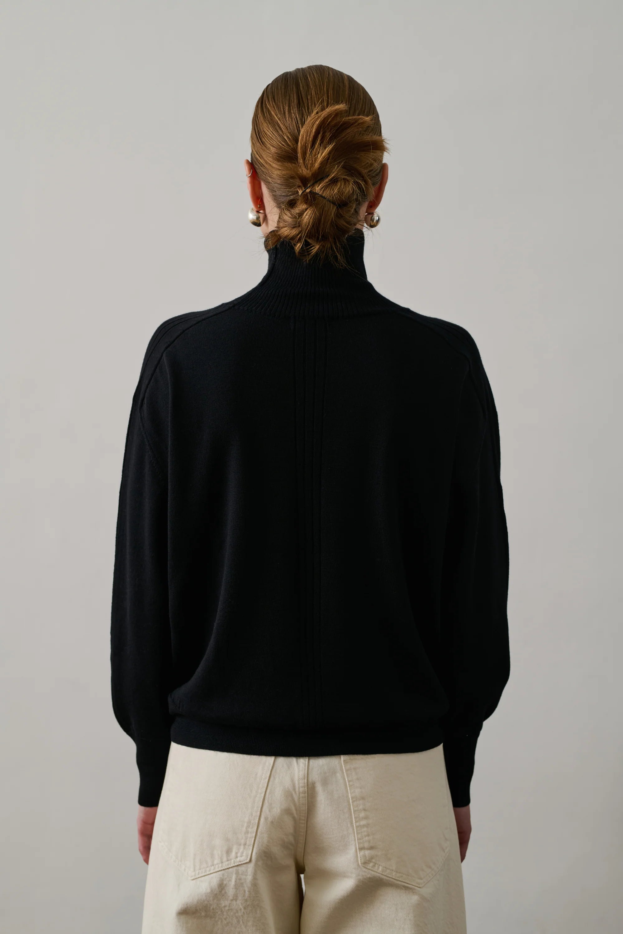 Soeur Nord Rullekrave Sweater Sort