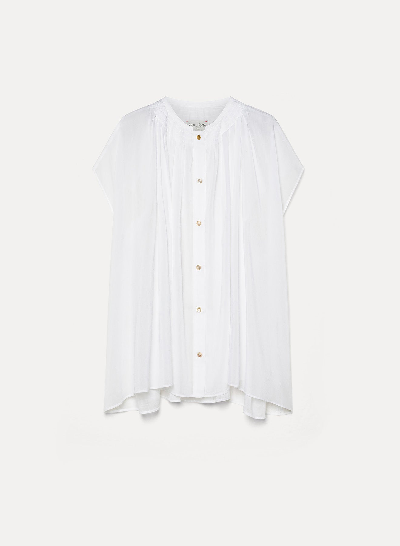 Forte Forte 14926 Voile Sleeveless Shirt Crystal