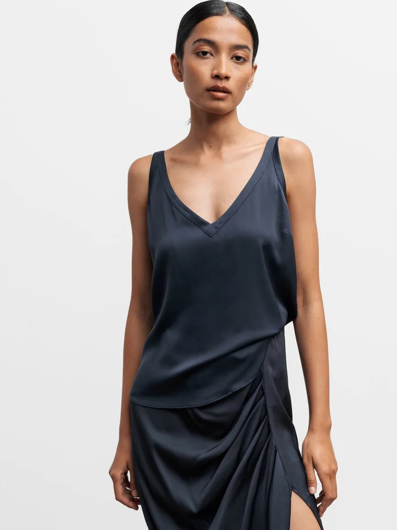 Ahlvar Gallery Shin Tanktop Blue Grey