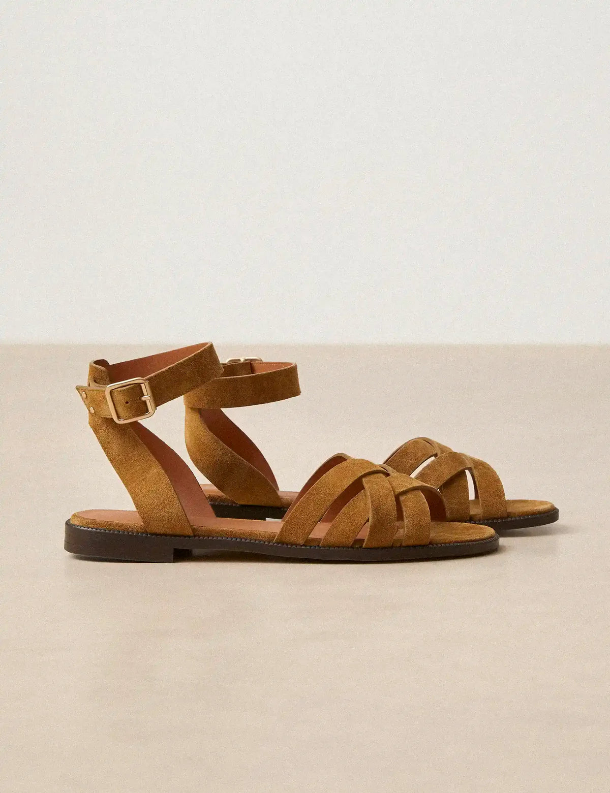 Rivecour 203 Ruskind Sandaler Bark