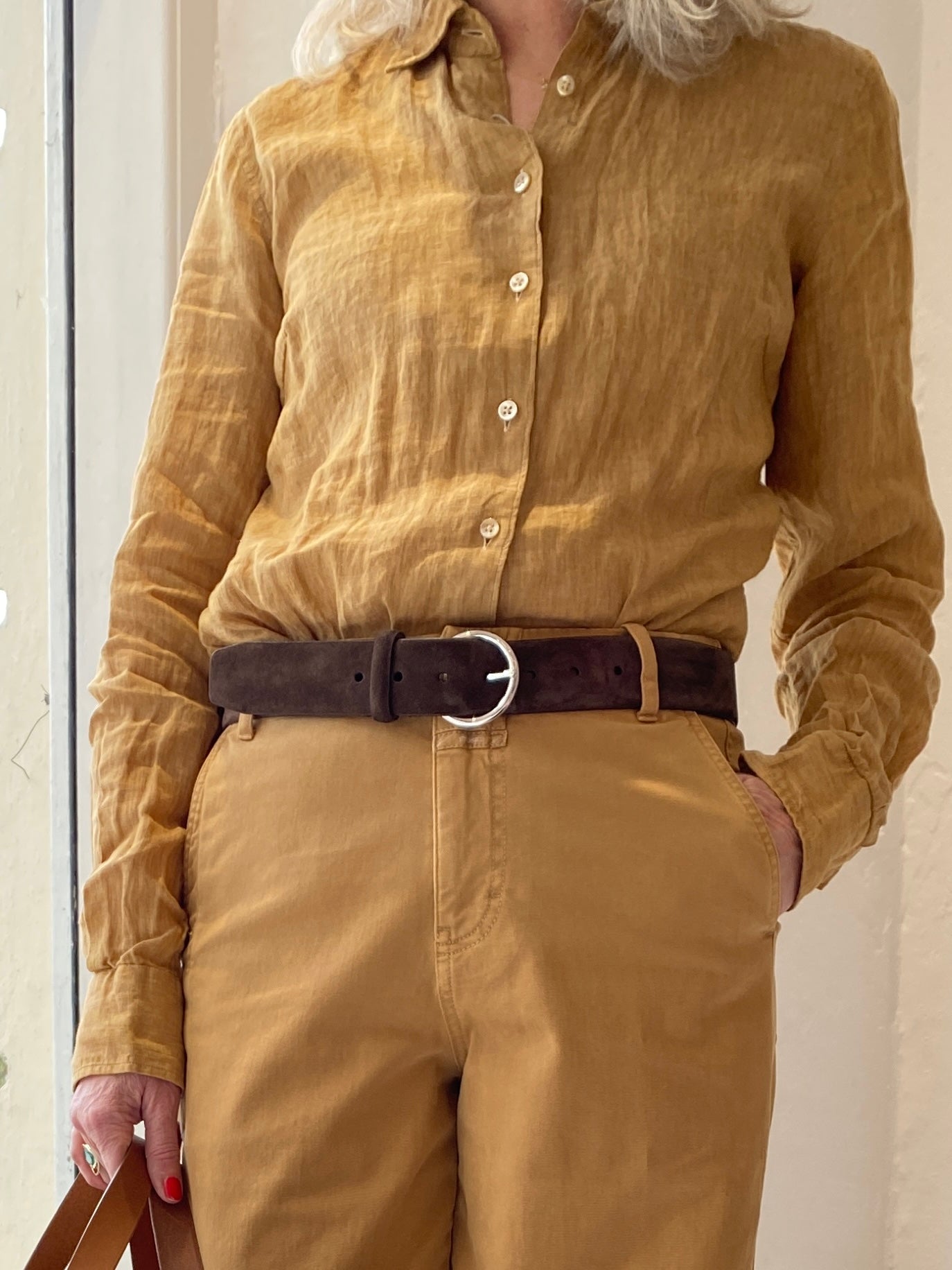 Stenströms Sofie Hør Skjorte Beige