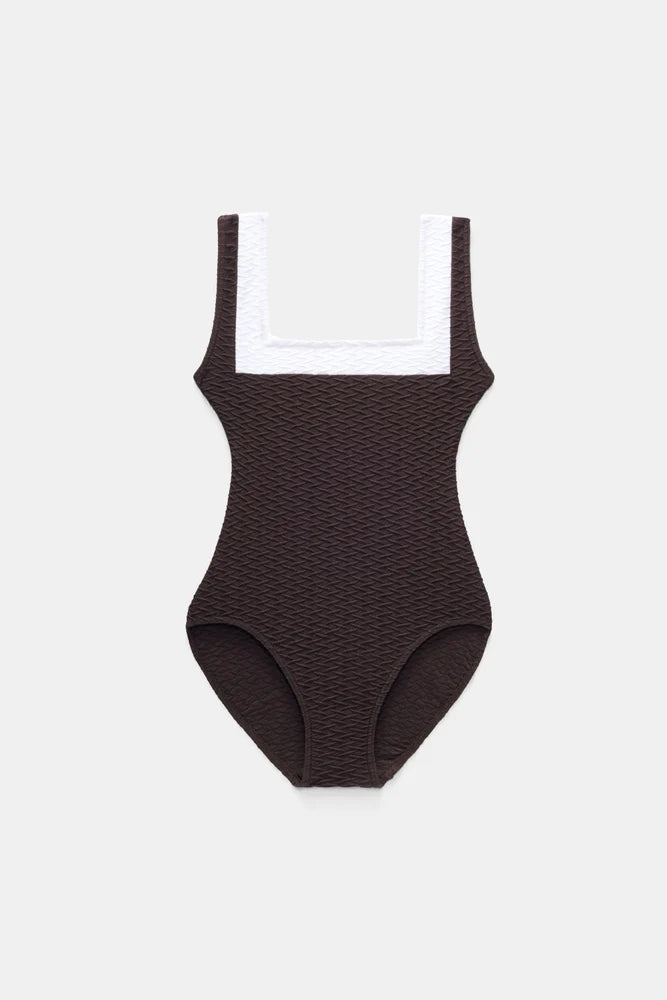 Paula Beachwear Swordfish Badedragt Cocoa