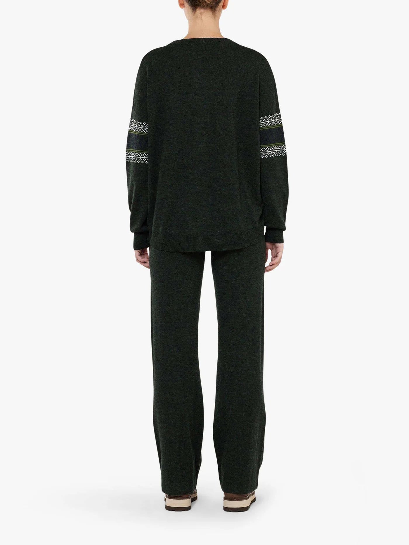 We Norwegians Geilo Belted Pants Olive Green
