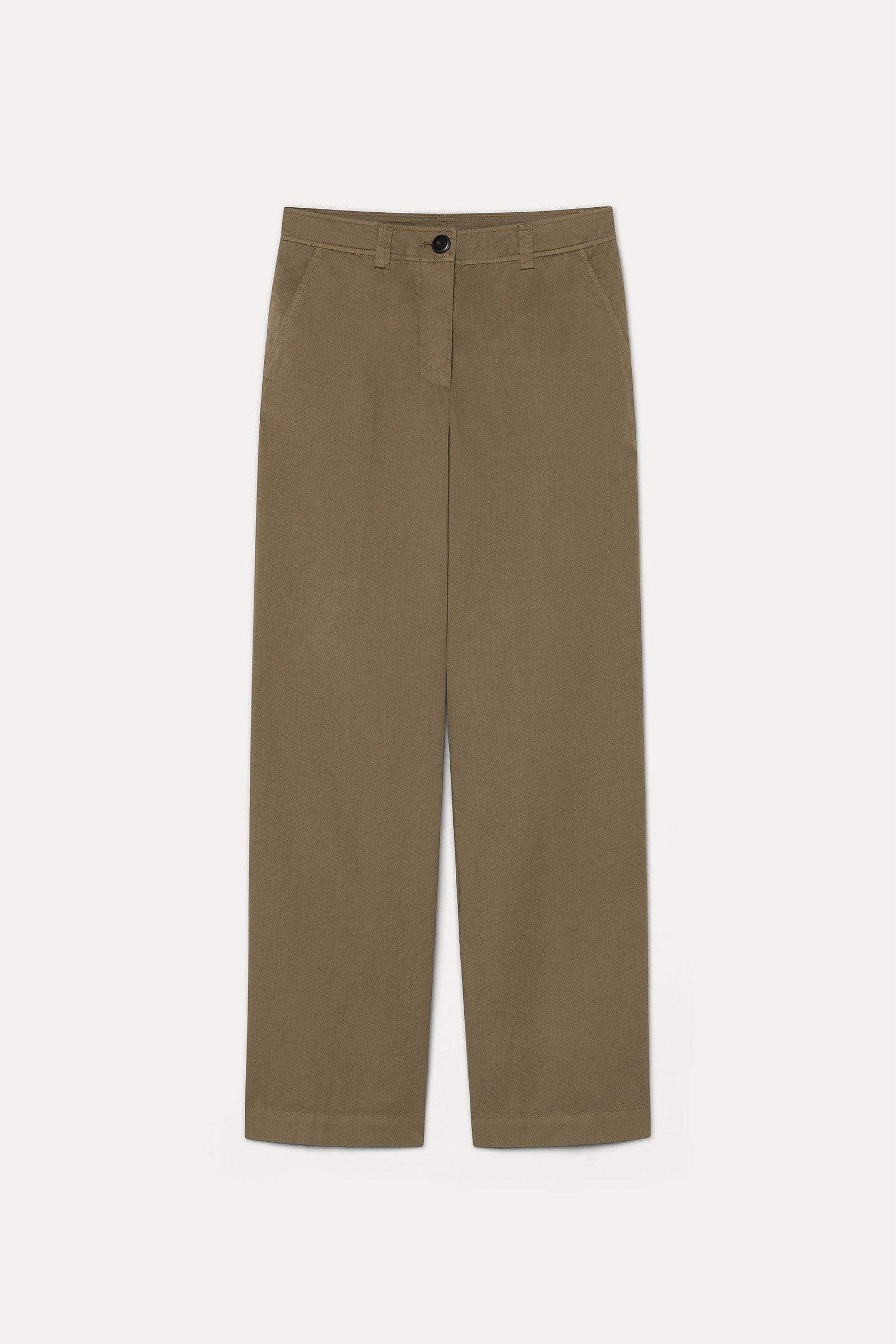 Pomandère Bomuldspoplin Bukser Khaki