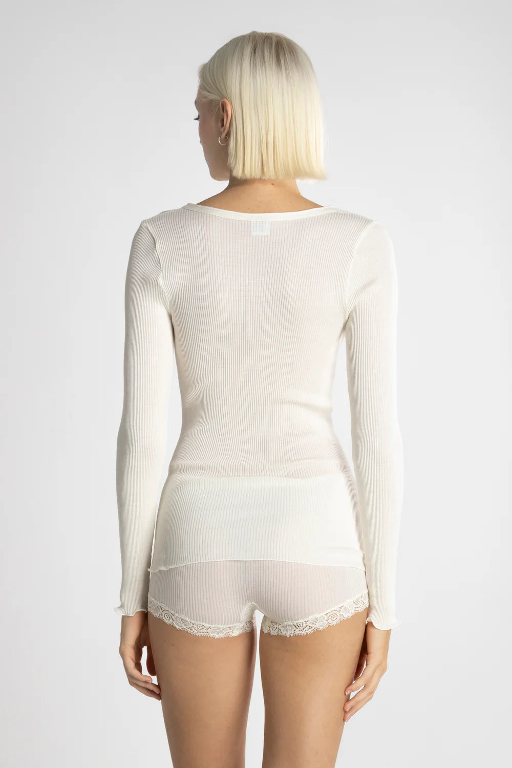 Oscalito Langærmet Bluse Ivory