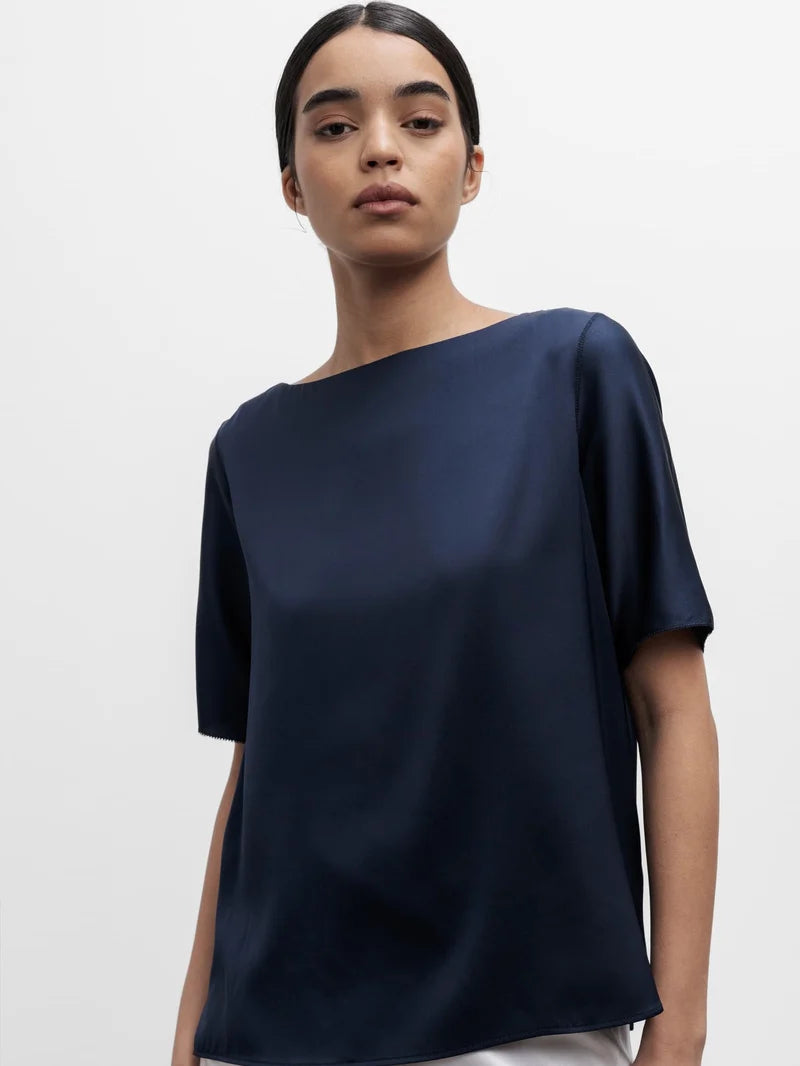 Ahlvar Gallery Yoli Bluse Midnight Blue