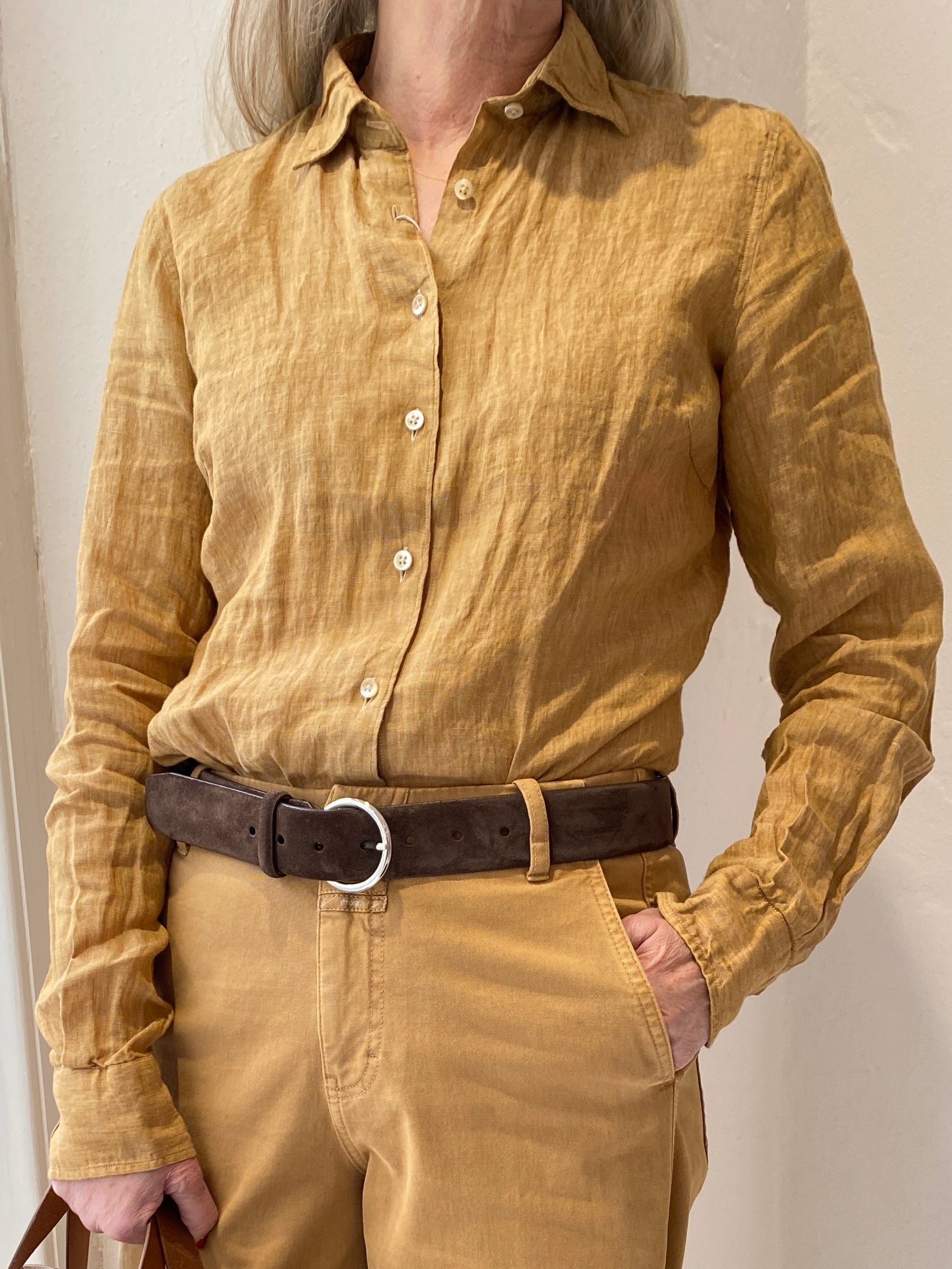 Stenströms Sofie Hør Skjorte Beige