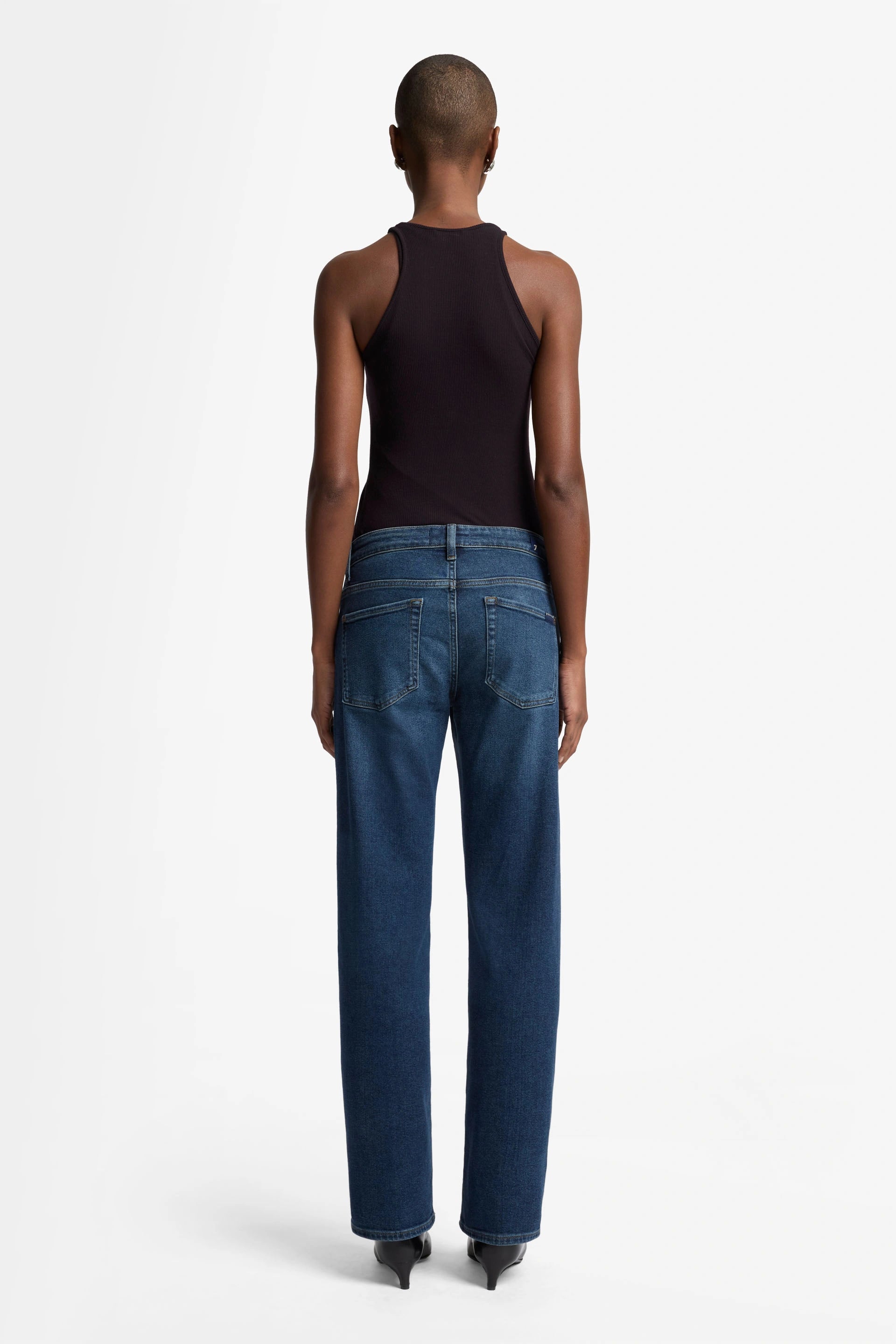 7 For All Mankind Calie Straight Jeans Cisco