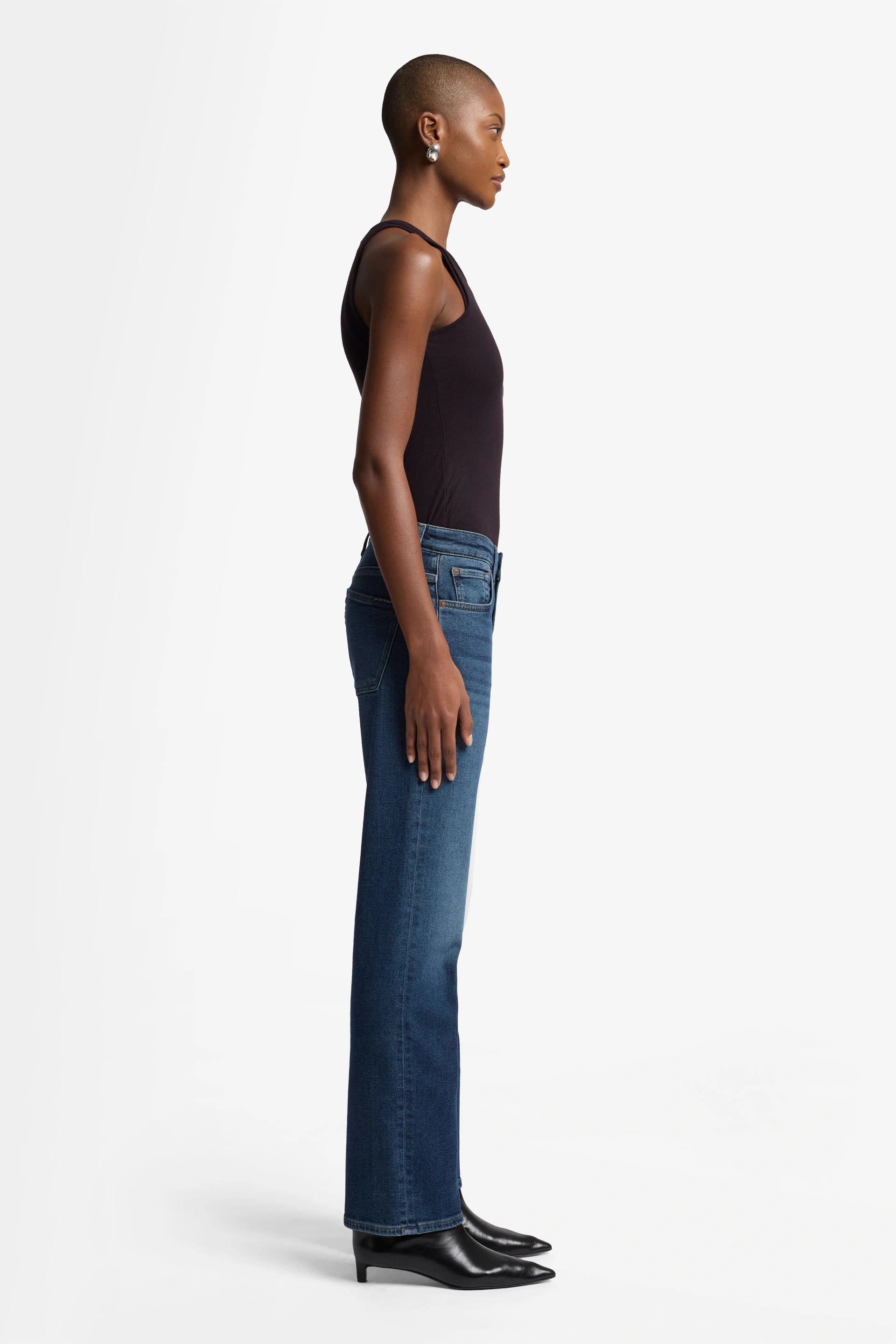 7 For All Mankind Calie Straight Jeans Cisco