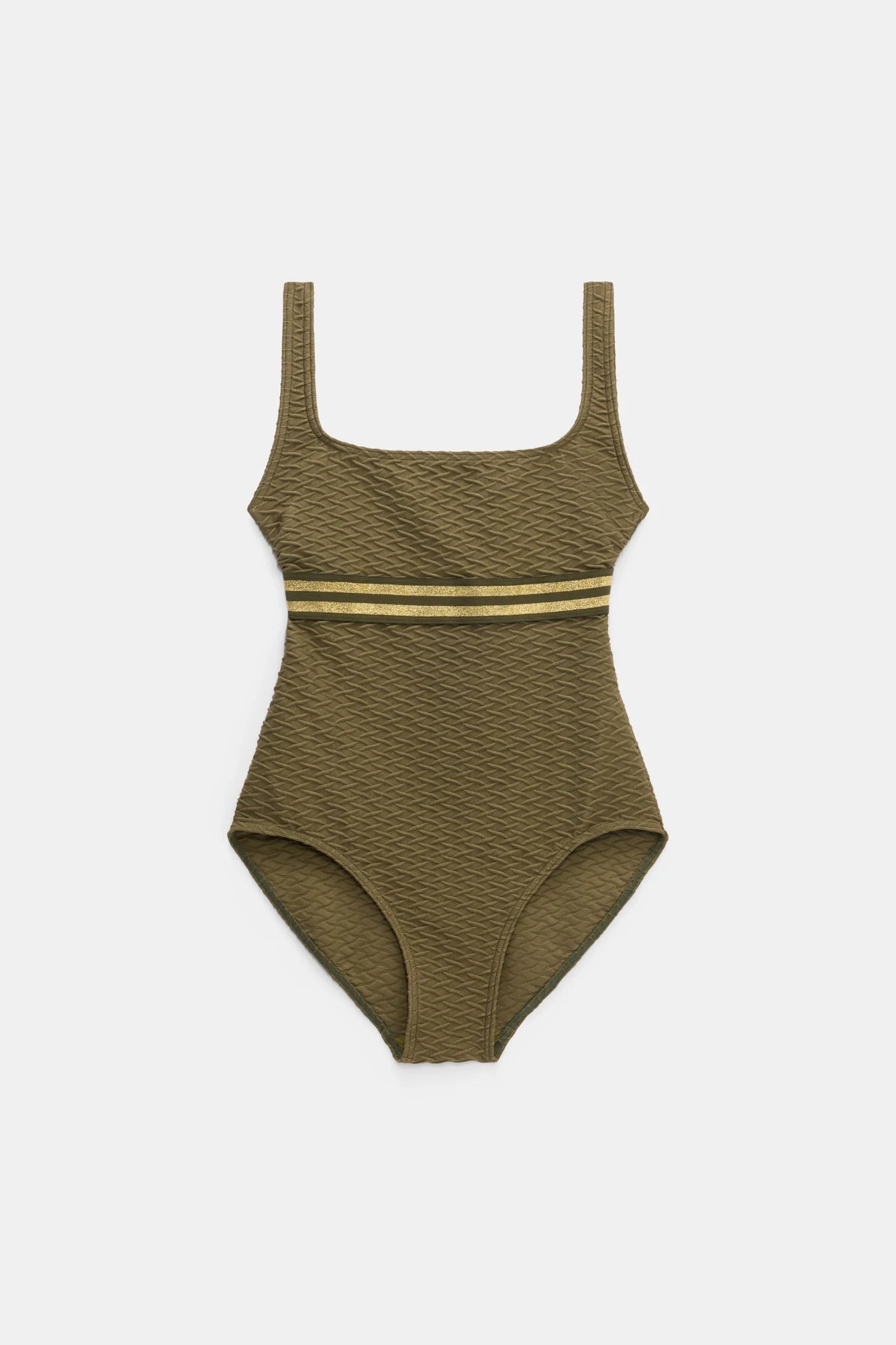 Paula Beachwear Mimizan Badedragt Solid Khaki