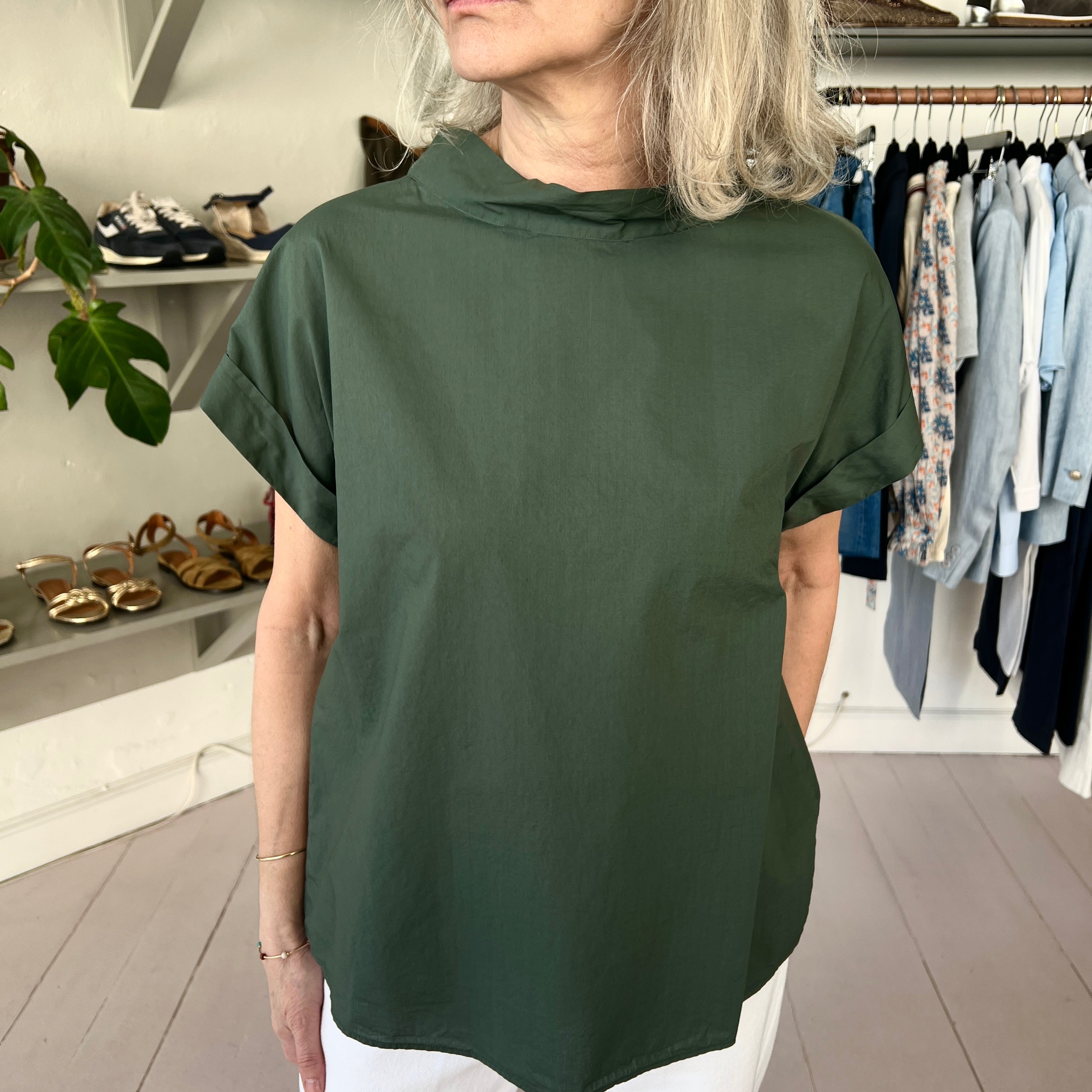 Xacus Claire Bluse Grøn