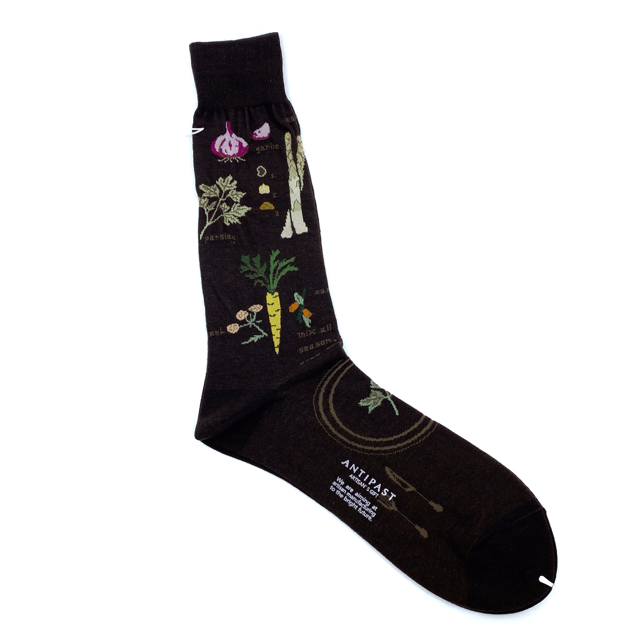 Antipast Salad Strømper Dark Brown