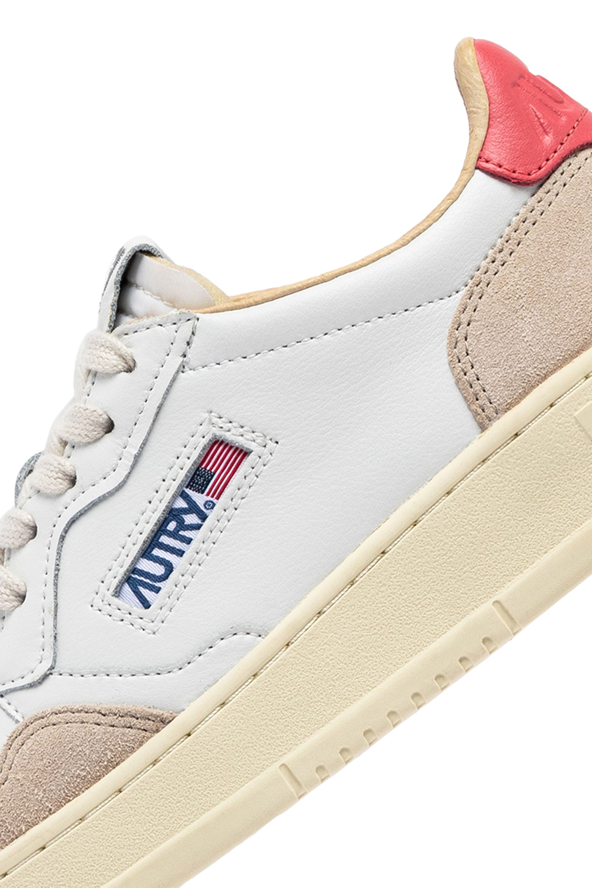 Autry Medalist Læder Sneakers Hvid/Rose
