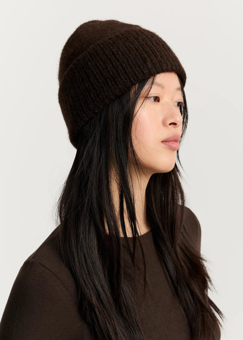Aiayu Paula Baby Beanie Mørkebrun