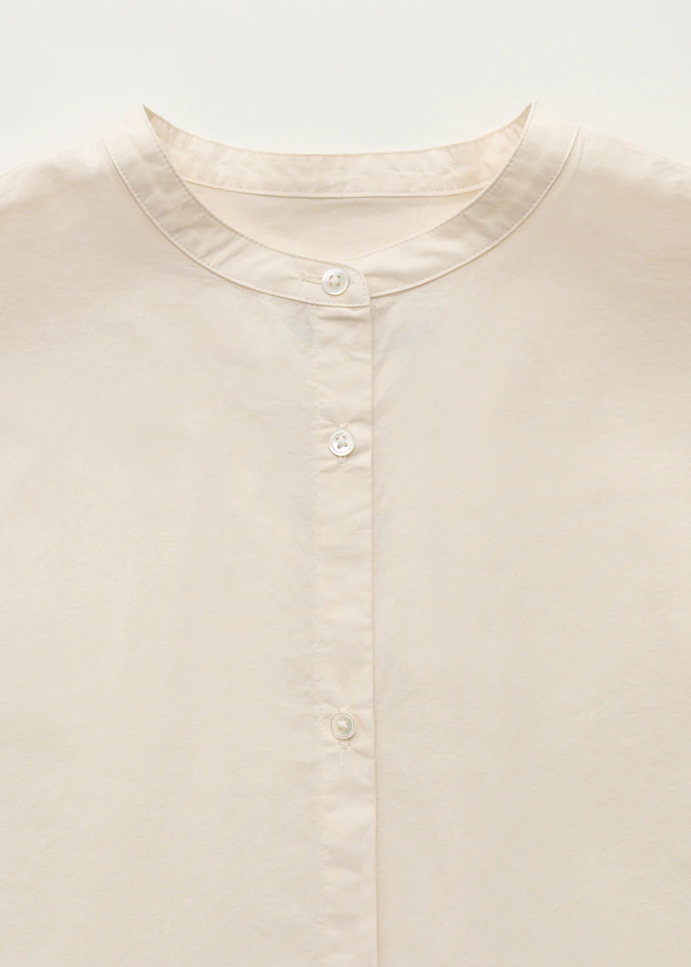 Aiayu Bibs Shirt Pure Ecru
