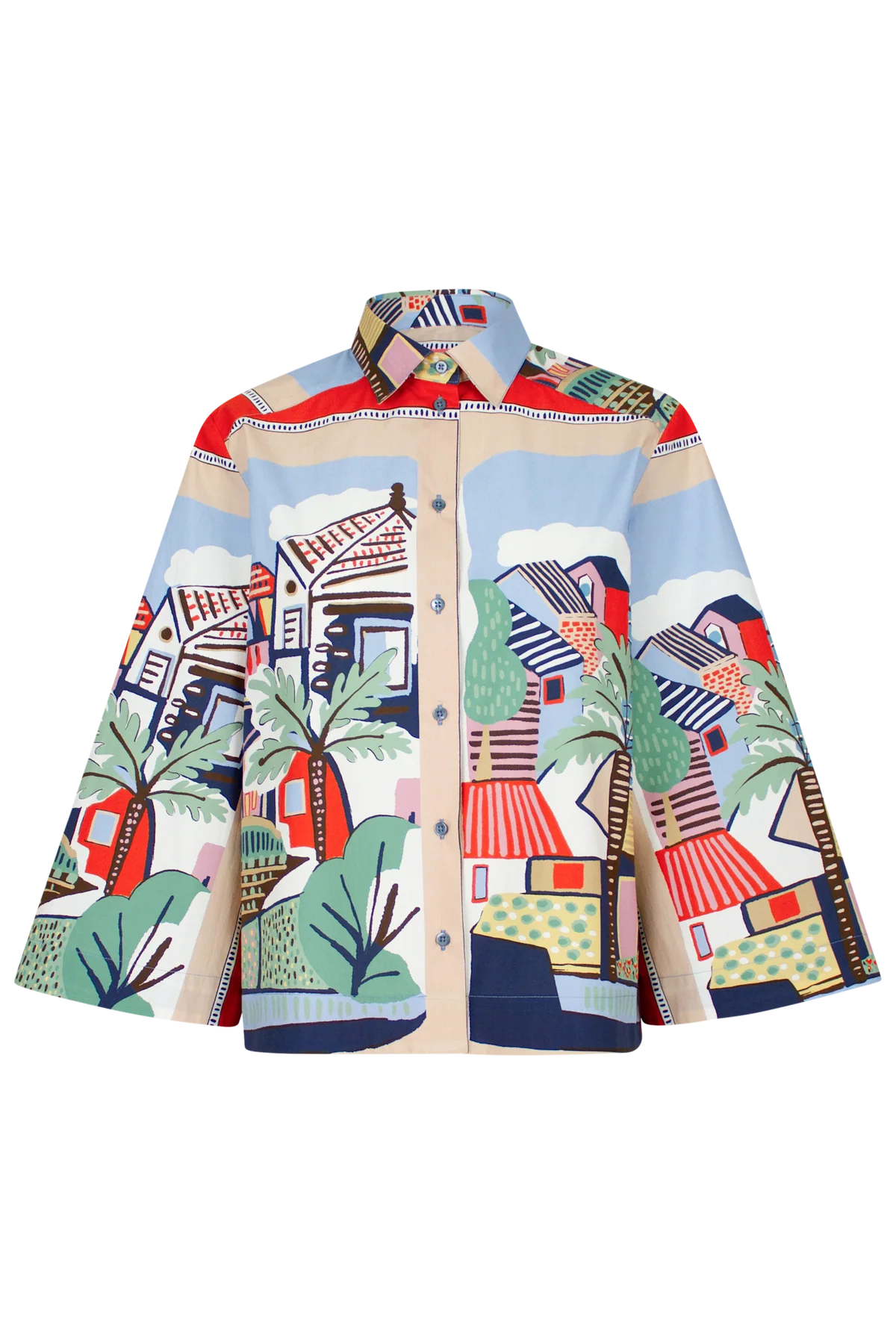 Britt Sisseck Bob Skjorte Matisse Landscape