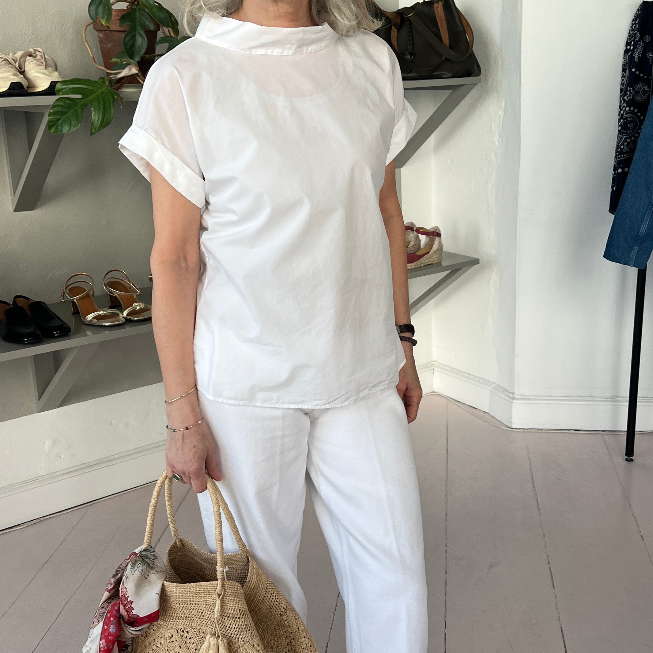 Xacus Claire Bluse Hvid