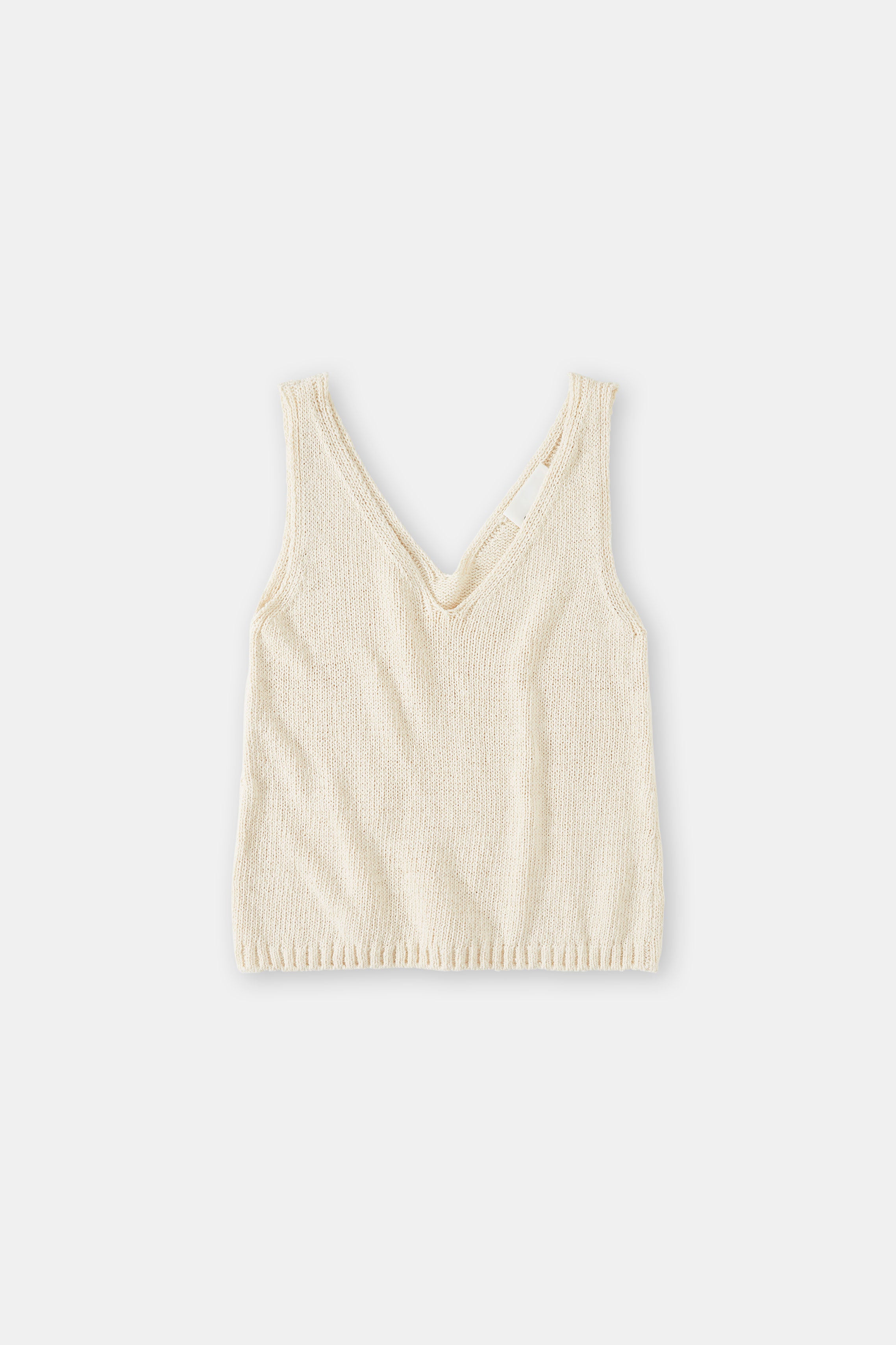 Closed strap top ivory