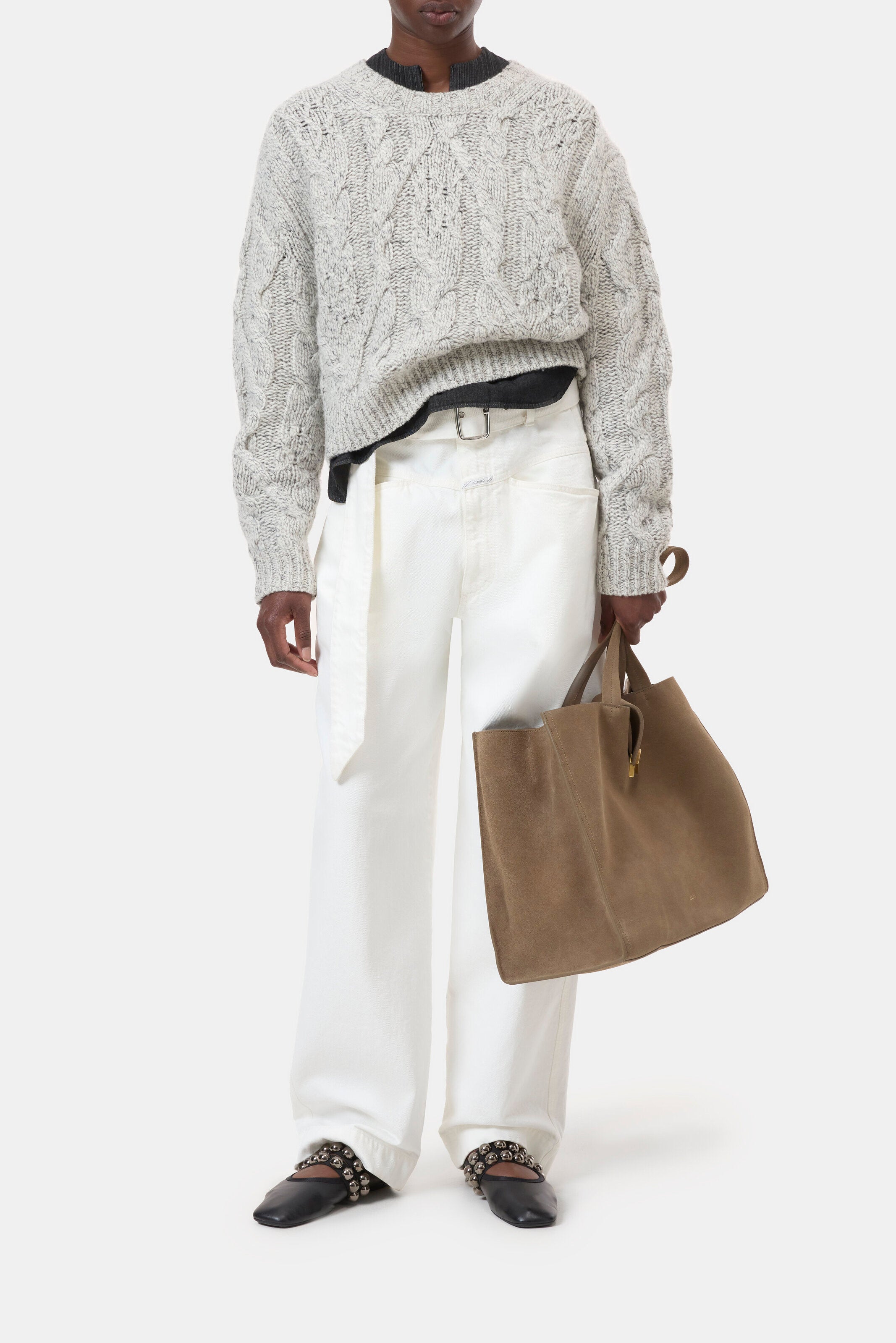 Closed Uld Strik Shetland