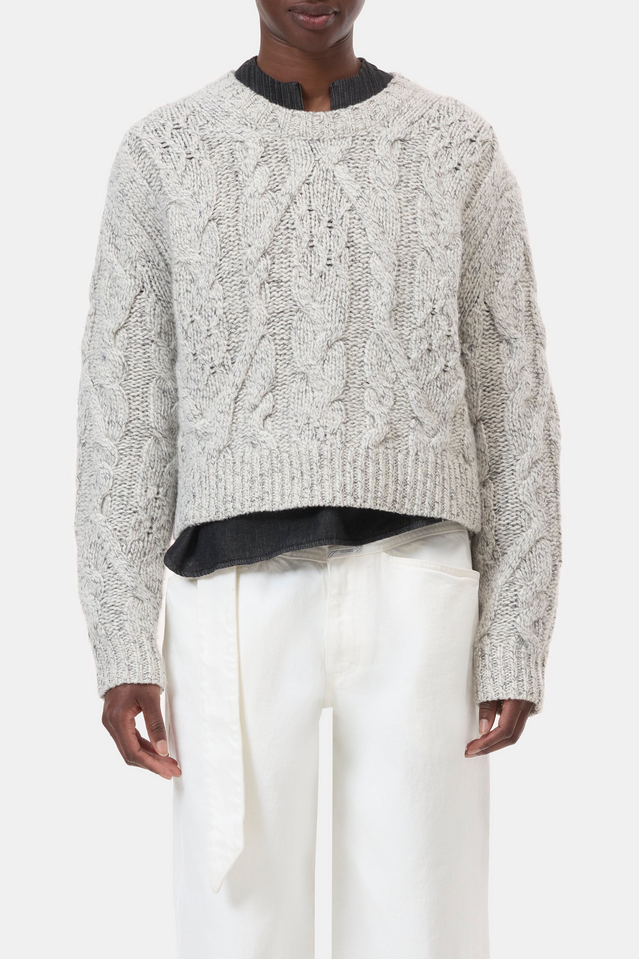 Closed Uld Strik Shetland