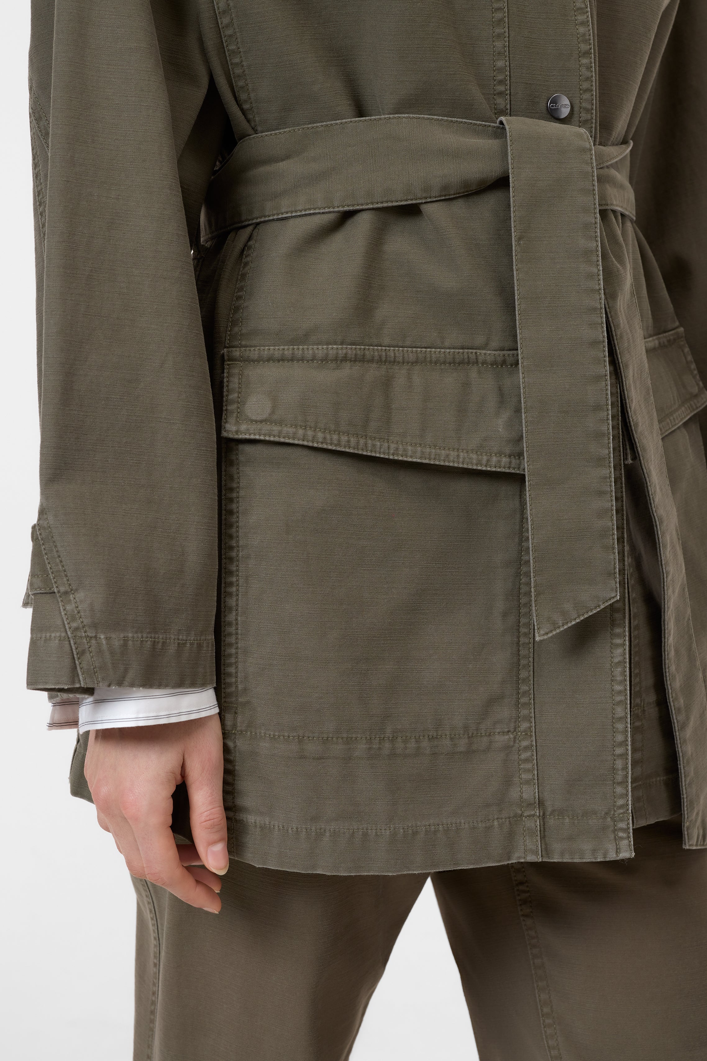 Closed Parka i Forest Green