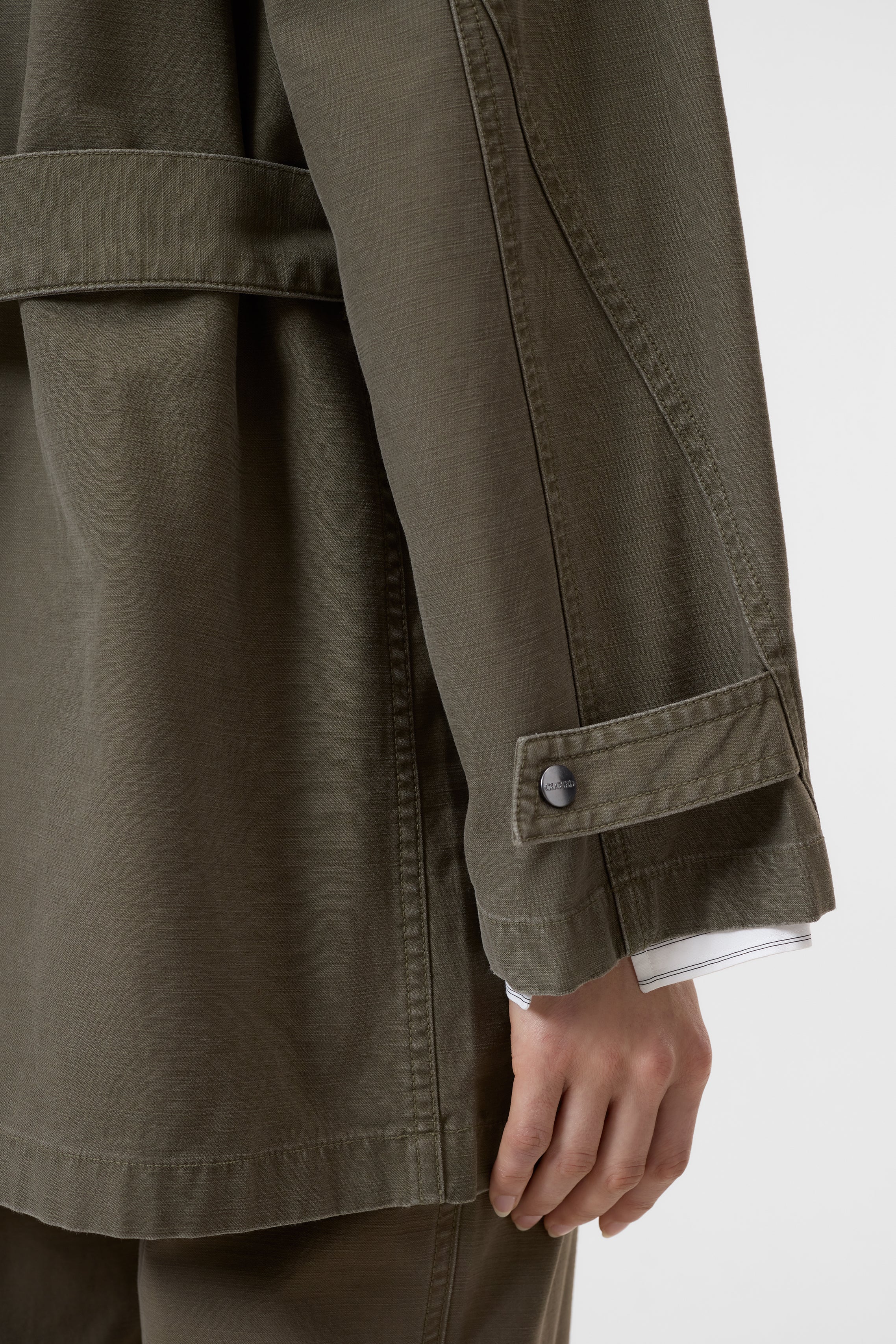 Closed Parka i Forest Green