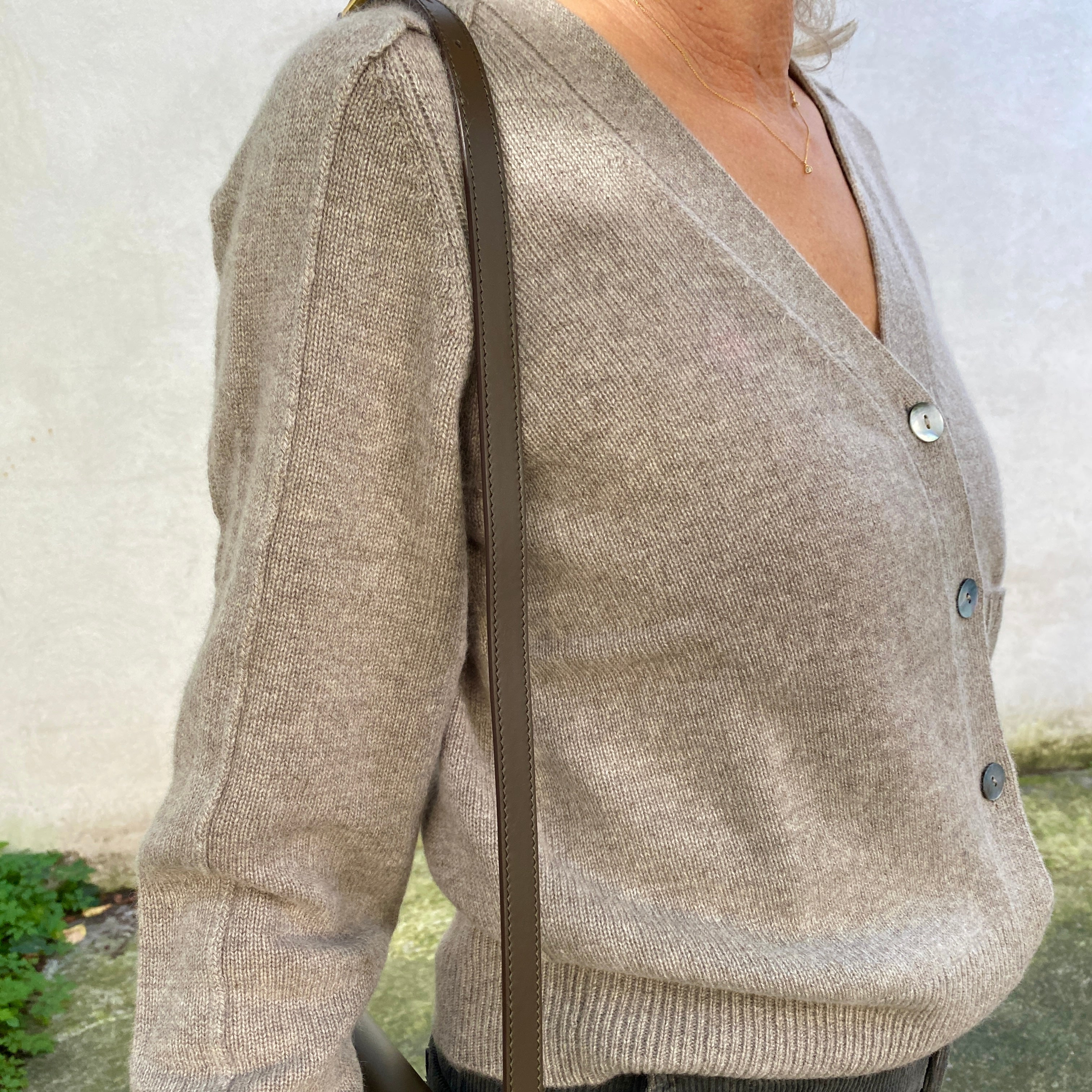 FTC Cashmere Cardigan V-hals Hazelwood