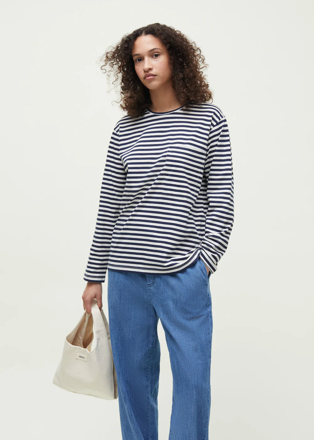 Aiayu Circular Long Sleeve T-shirt Night