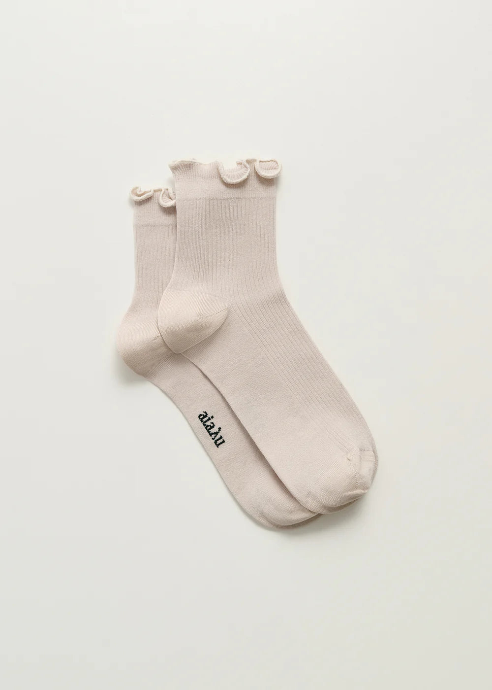Aiayu Cotton Frill Sock