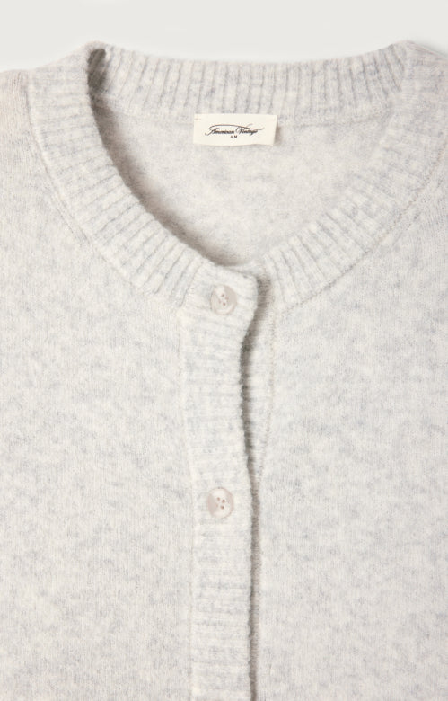 American Vintage Damsville Cardigan Heather Grey