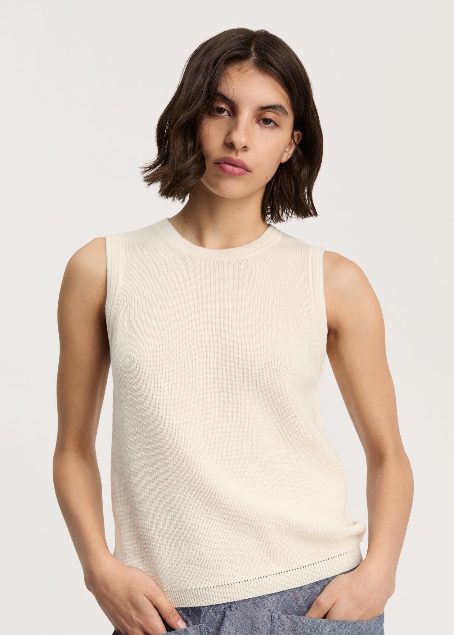 Aiayu Esha top Pure Ecru