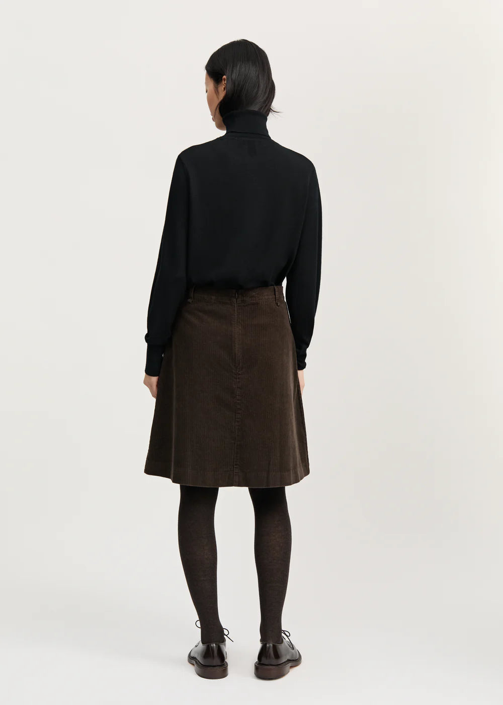 Aiayu Estelle Skirt Short Corduroy Smokey Brown