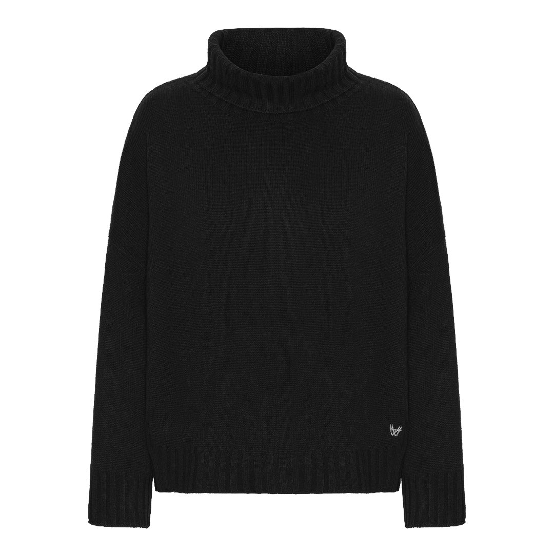WUTH Eva Rullekrave Black