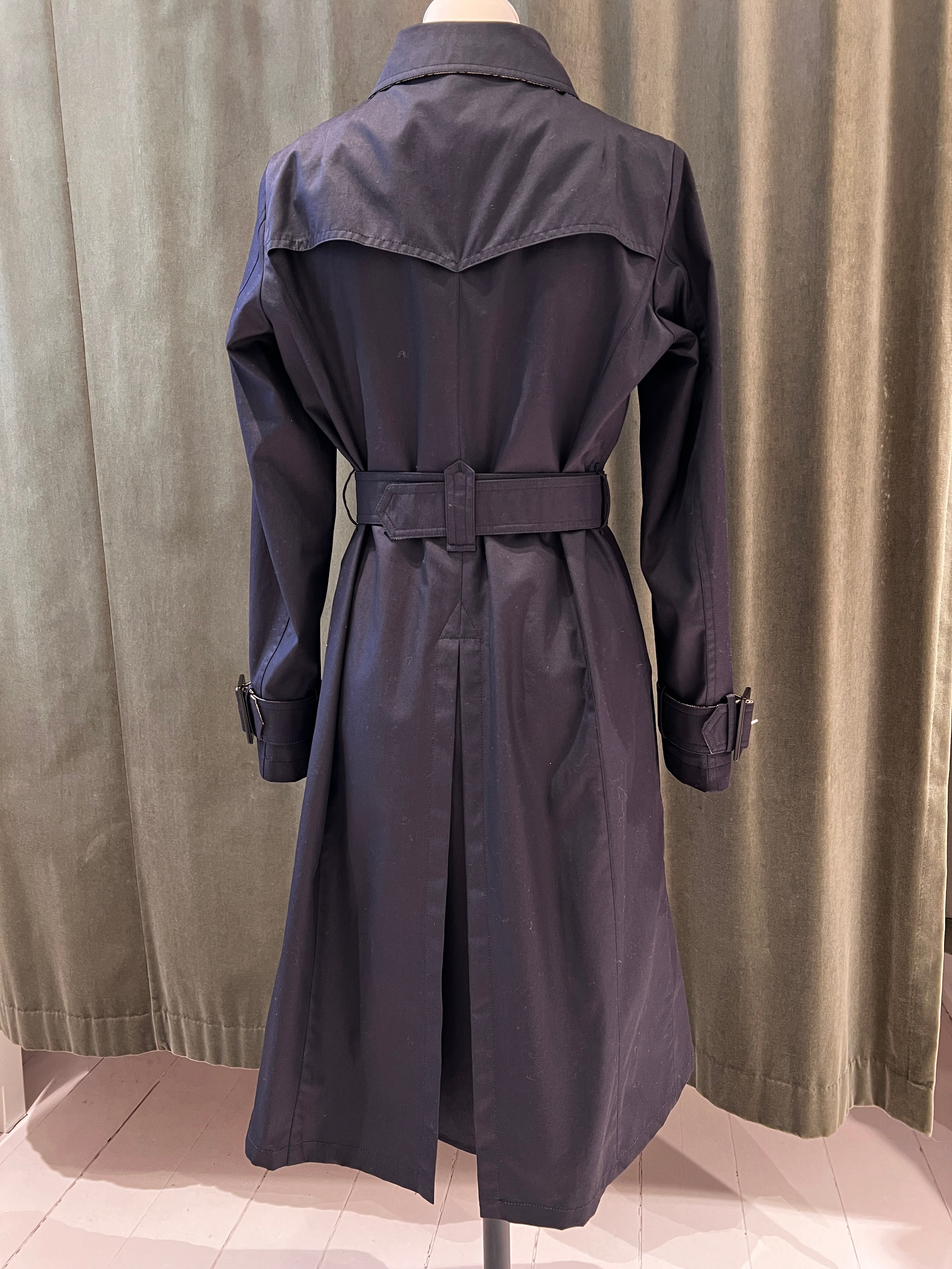 Herno Trench Coat i navy