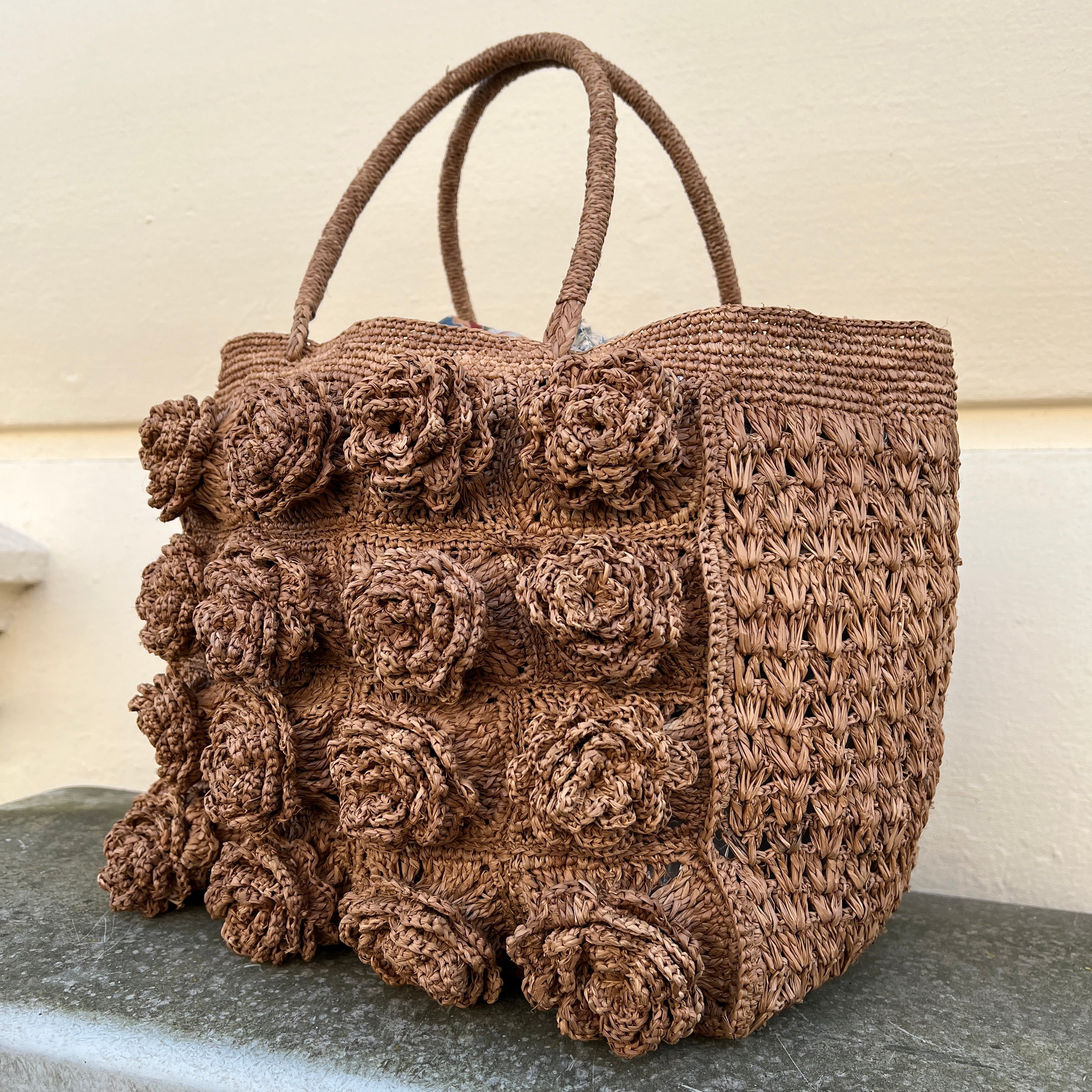 Rabarany Tsara Flore Taske Naturel