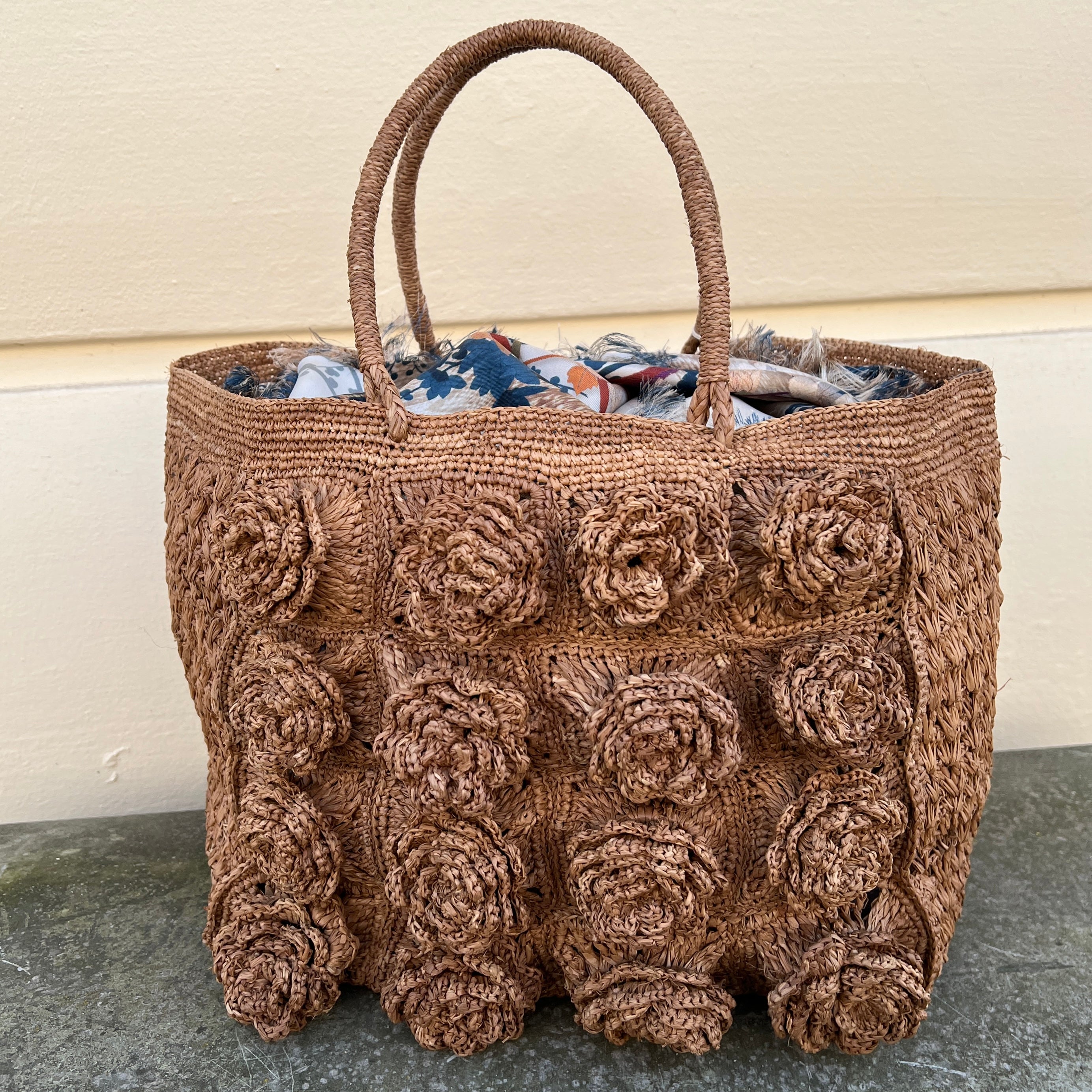 Rabarany Tsara Flore Taske Naturel
