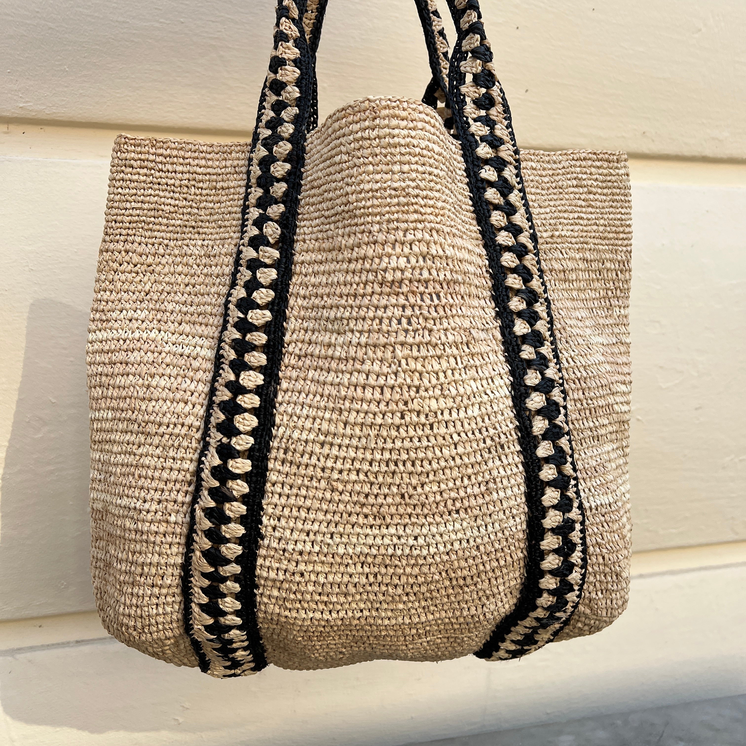 Rabarany KAB Art GM Taske Naturel Noir