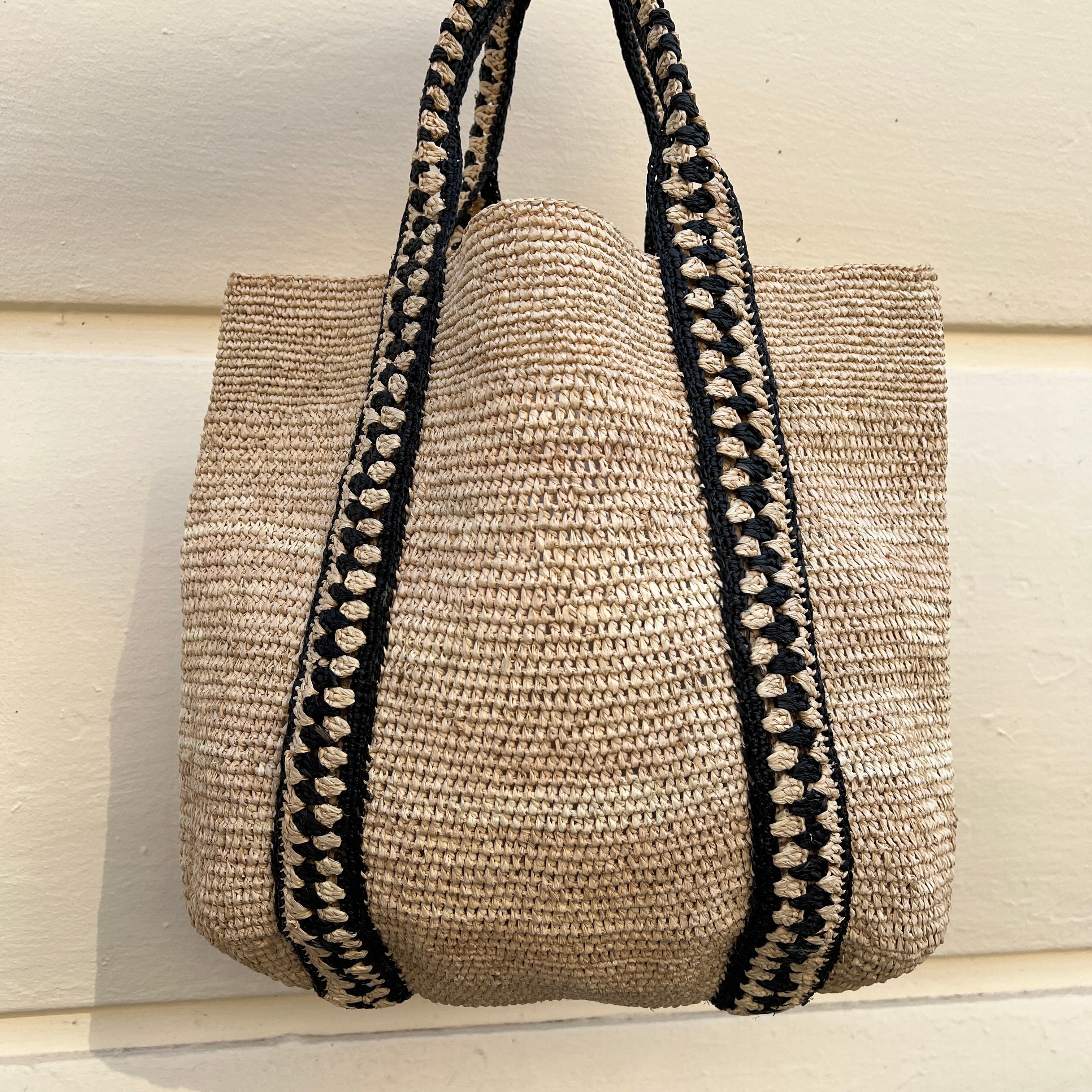 Rabarany KAB Art GM Taske Naturel Noir