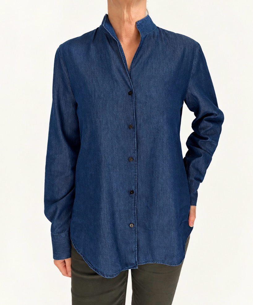 Xacus Sasha Skjorte i blå denim