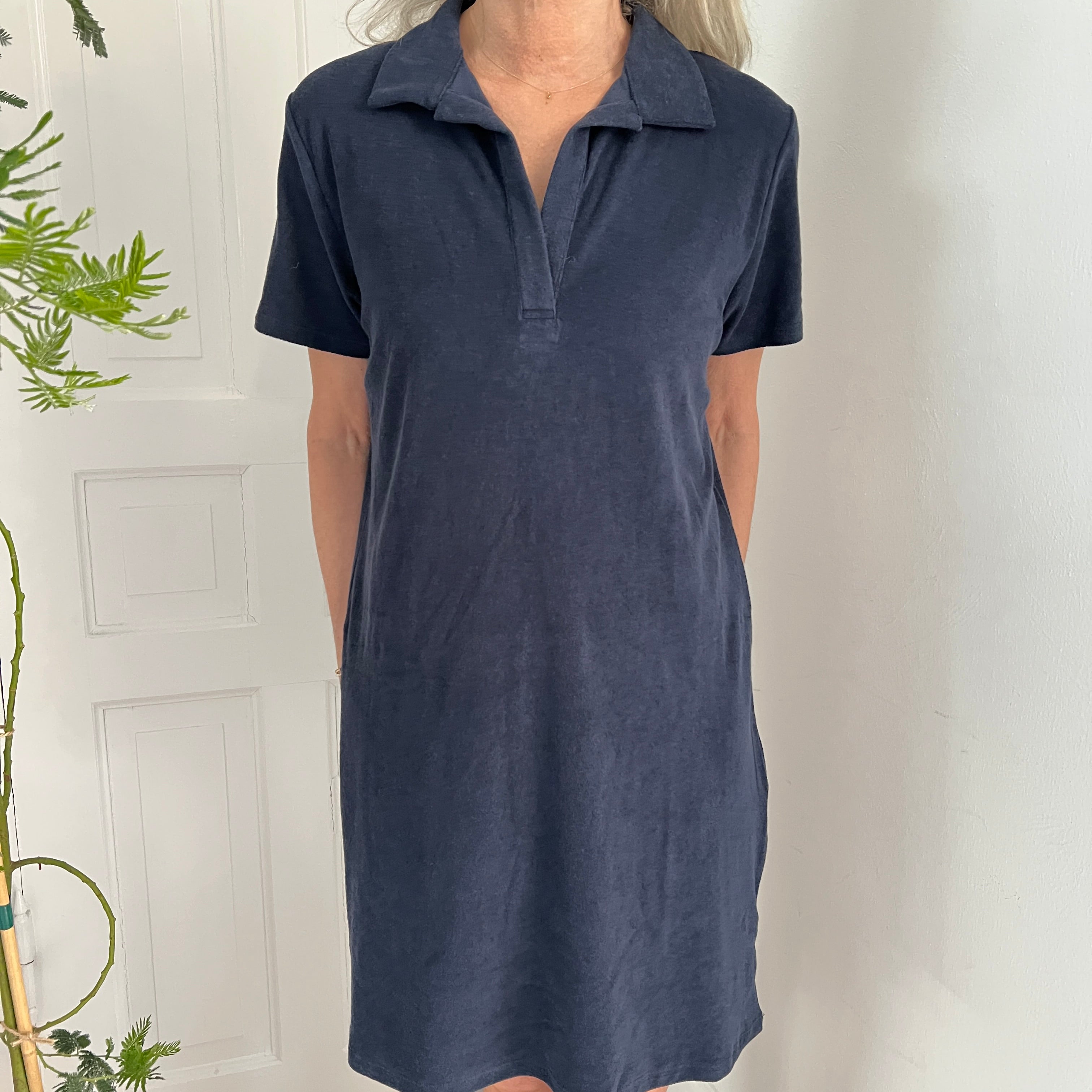 Alrø Albane Kjole Marineblå