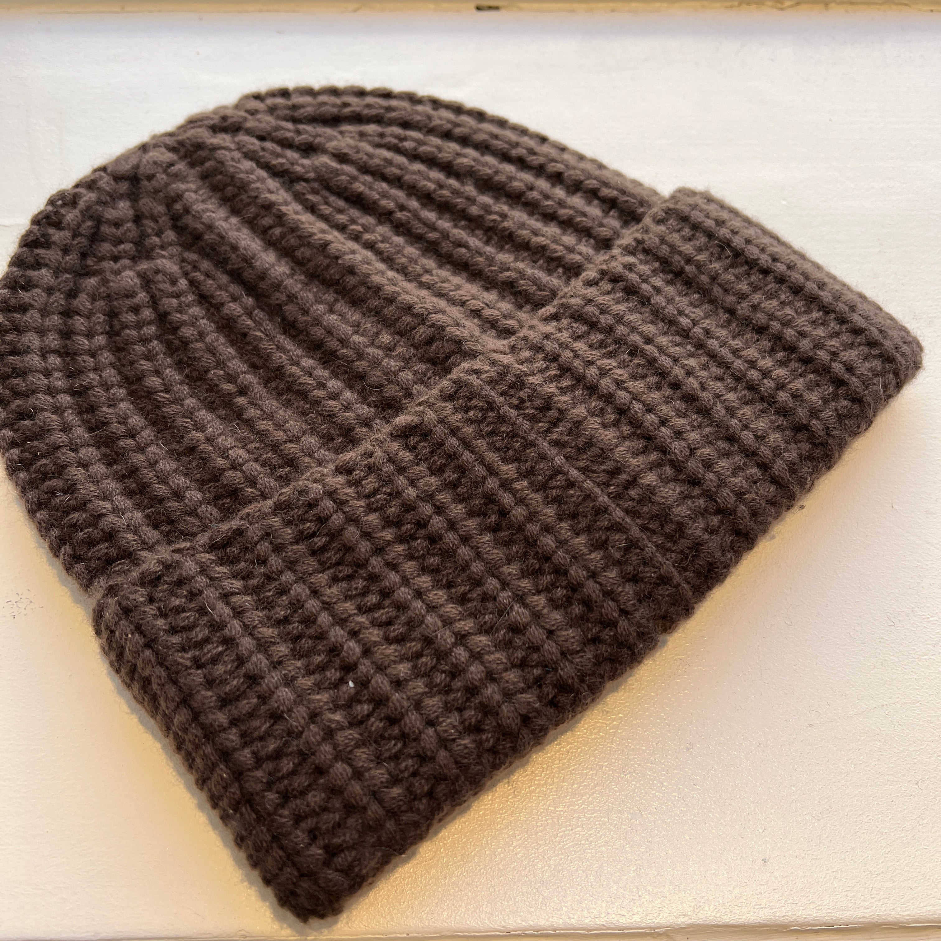 FTC Cashmere Ribstrikket hue