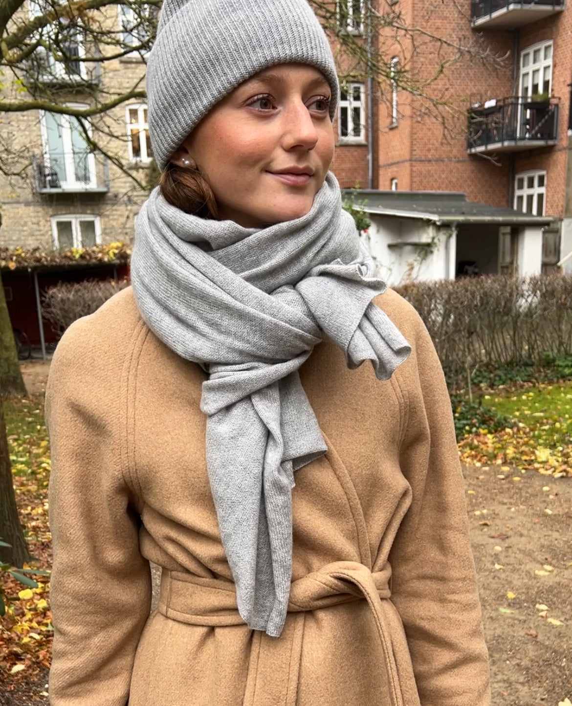 Lisa Yang Stockholm Beanie Dove Grey