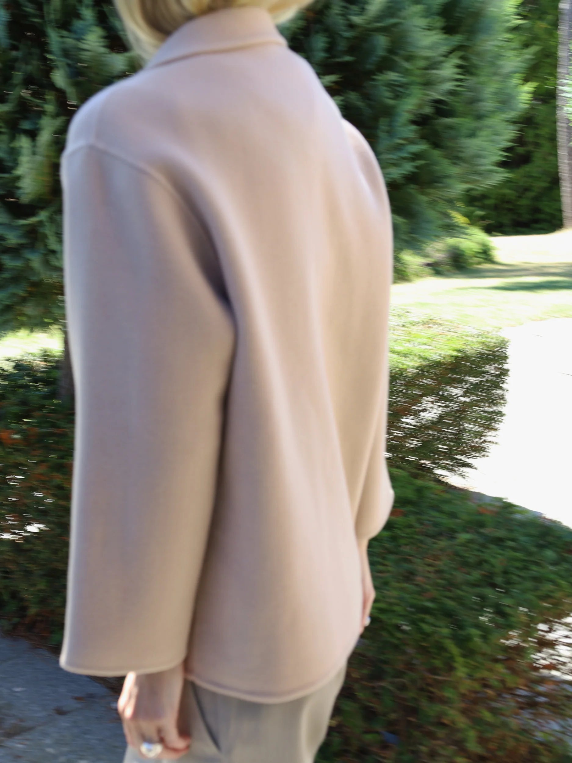 People's Republic of Cashmere Overshirt Jacket Camel