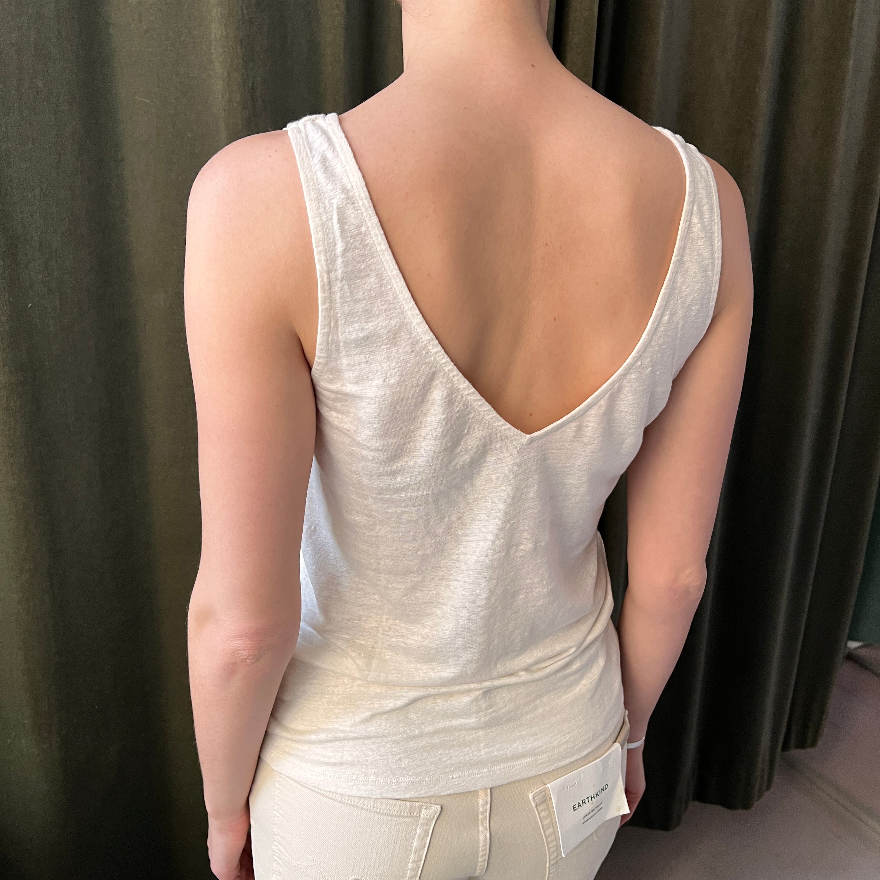 Majestic Filatures hør tanktop creme