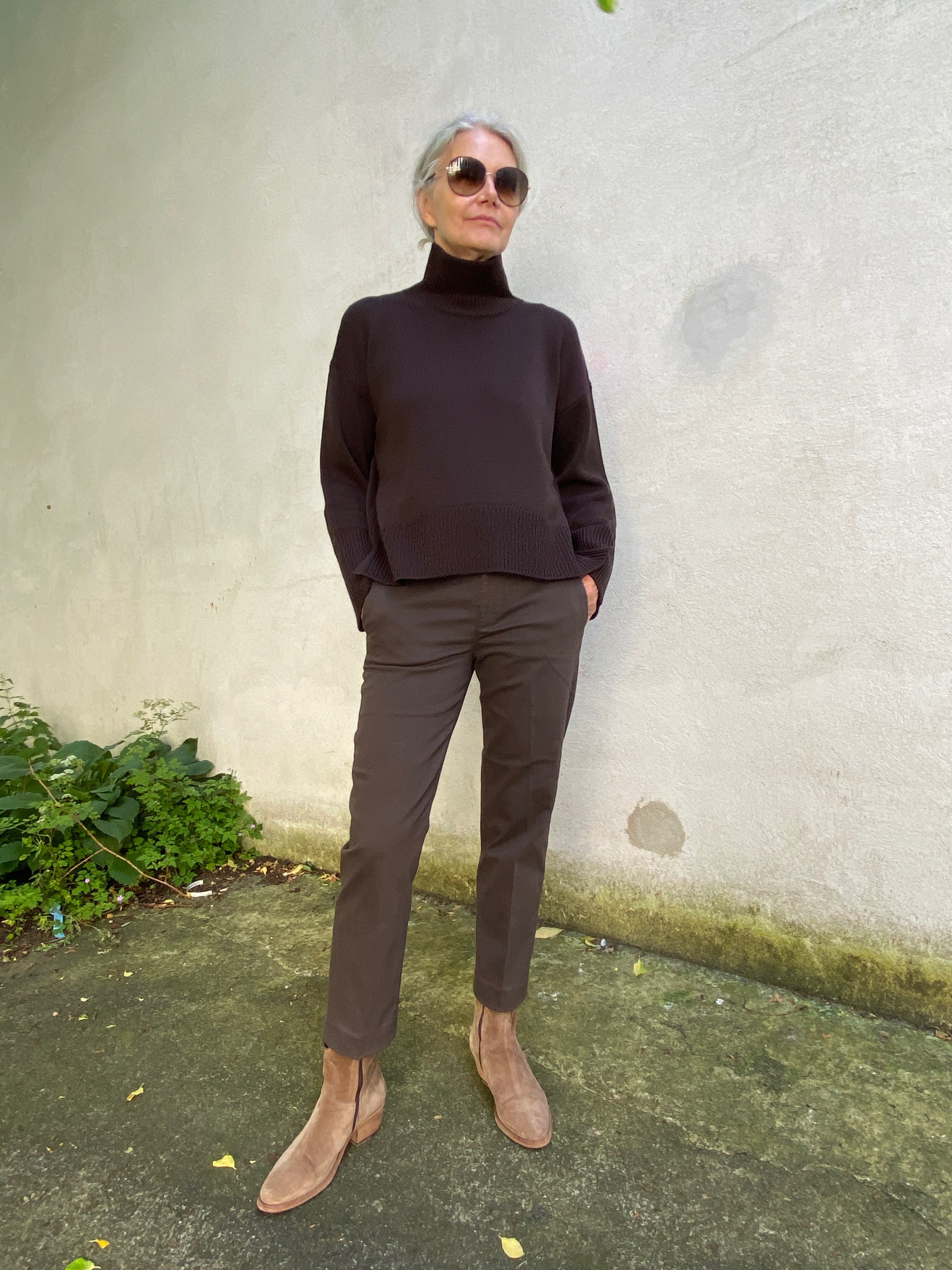 Dondup Dolcevita Strik mørkebrun