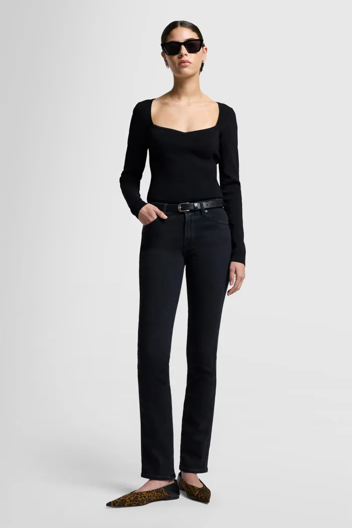 7 For All Mankind Kimmie Jeans Sort