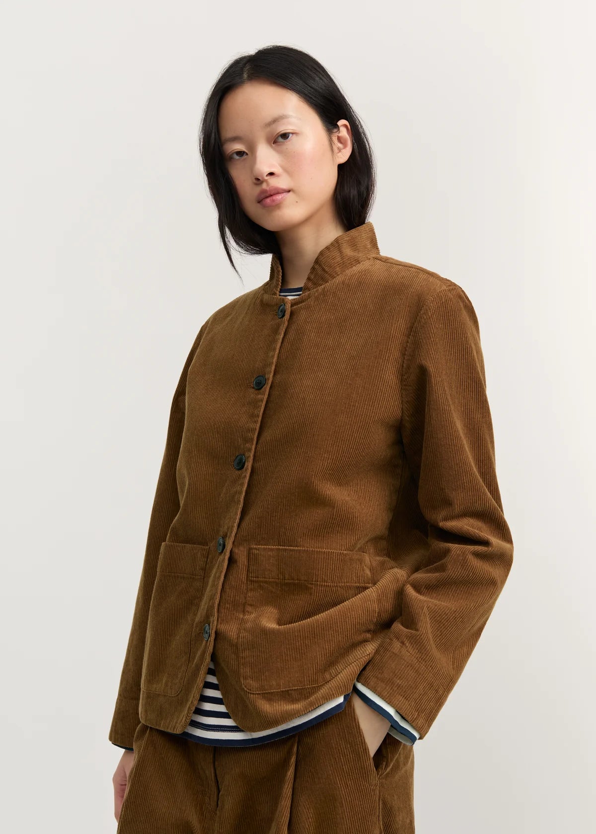 Aiayu Jacy Jacket Corduroy Cognac