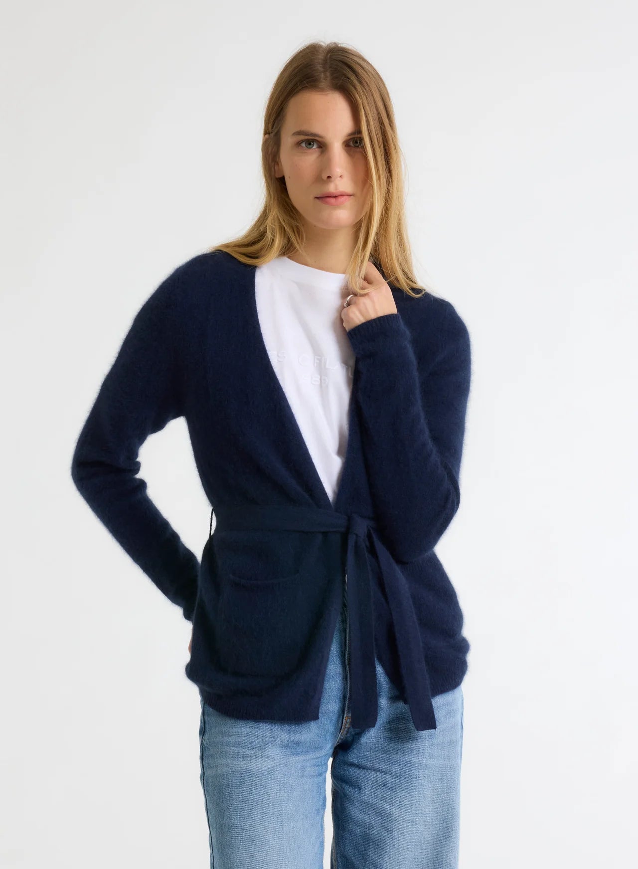 Majestic Filatures Cardigan Navy